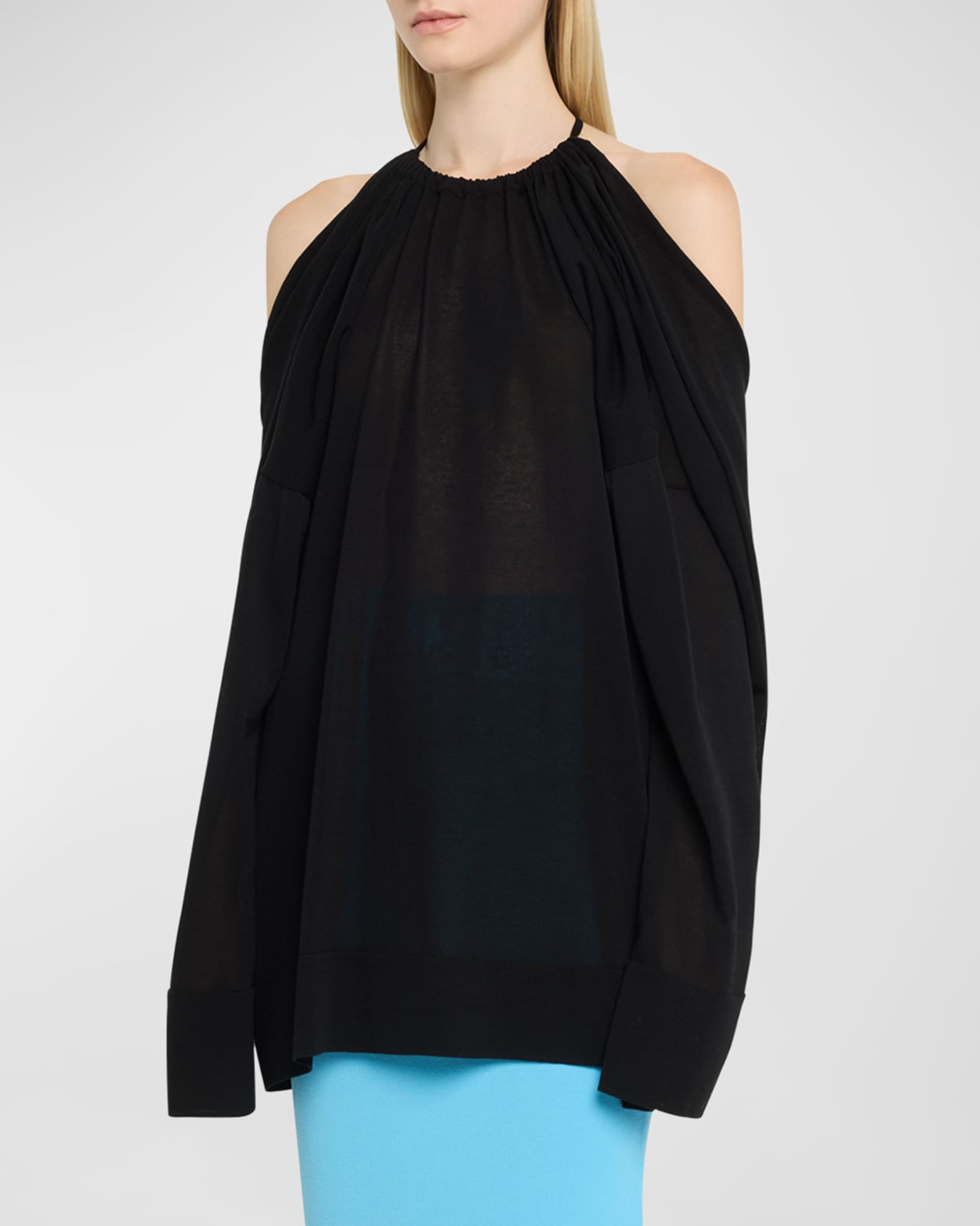 Sandrine Oversized Drawstring Tunic Pullover 1