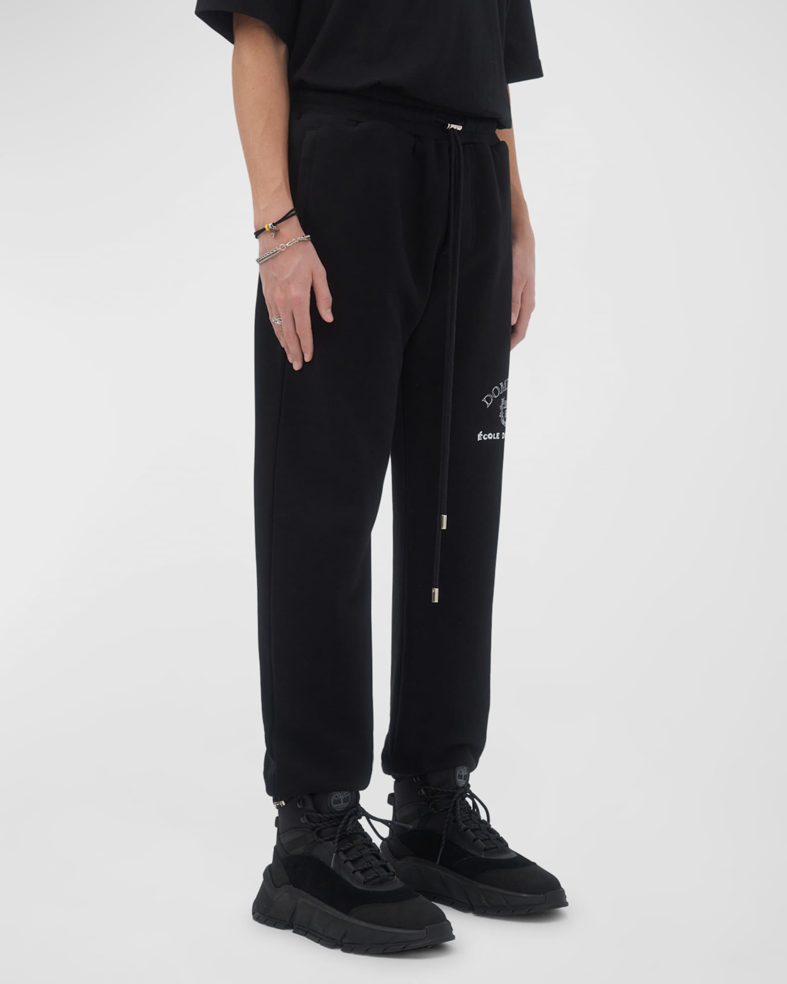 Domrebel Men's Varsity Logo Sweatpants | Neiman Marcus