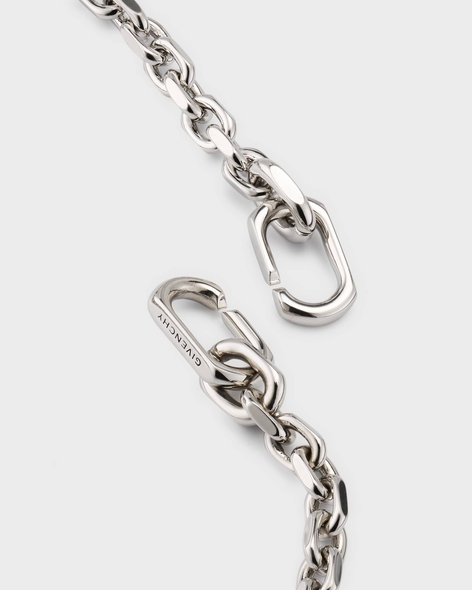 【Mikshimai】CRYSTAL INTERLOCKING LOCK CHAIN NECKLACE GL｜ CRYSTAL INTERLOCKING NECKLACE｜ MIKSHIMAI®