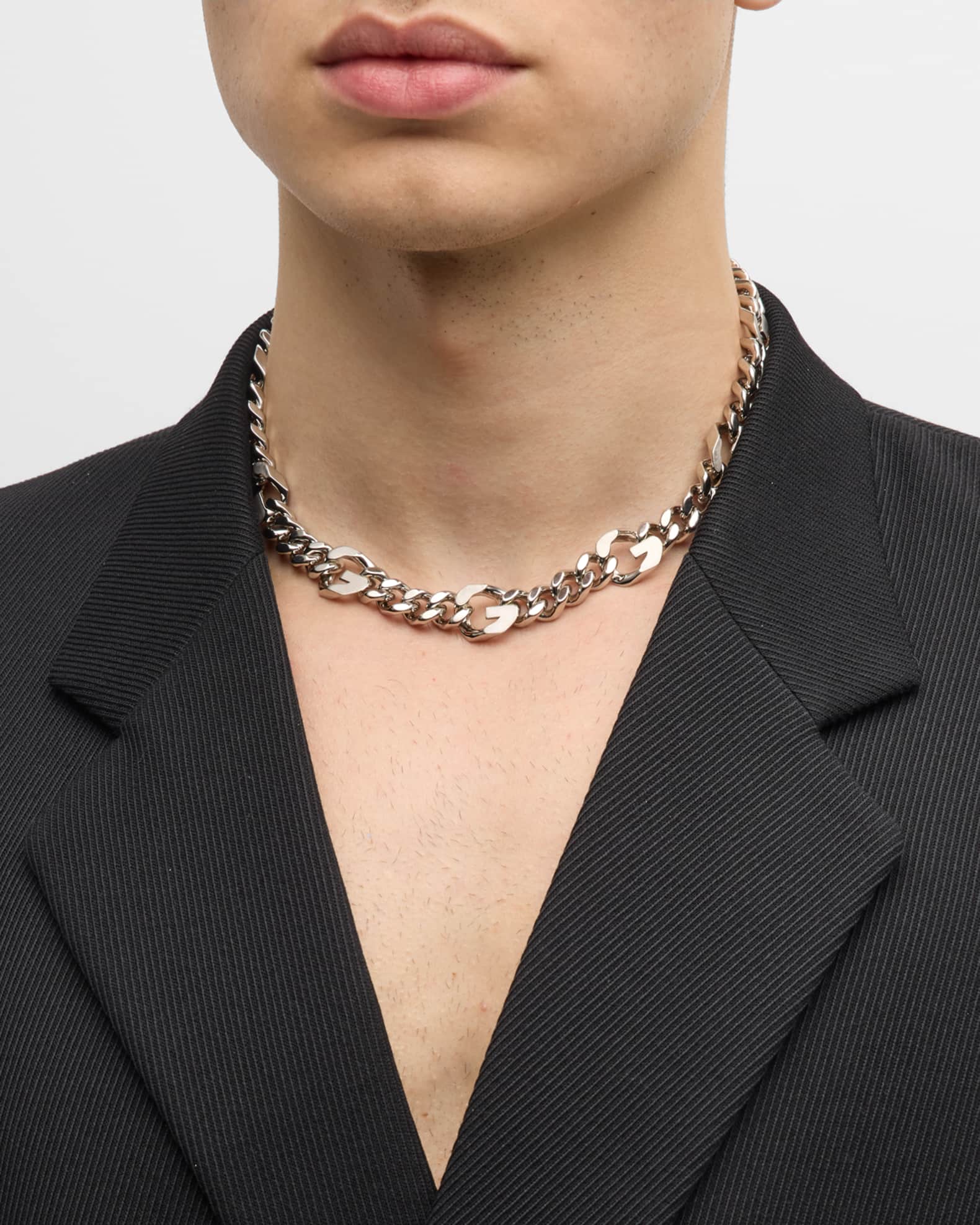 Givenchy Men s G Chain Link Necklace Neiman Marcus
