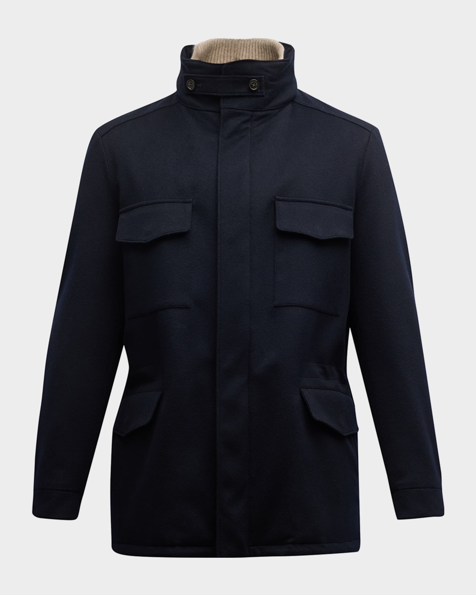 Loro Piana Men's Cashmere Storm System Traveller Jacket