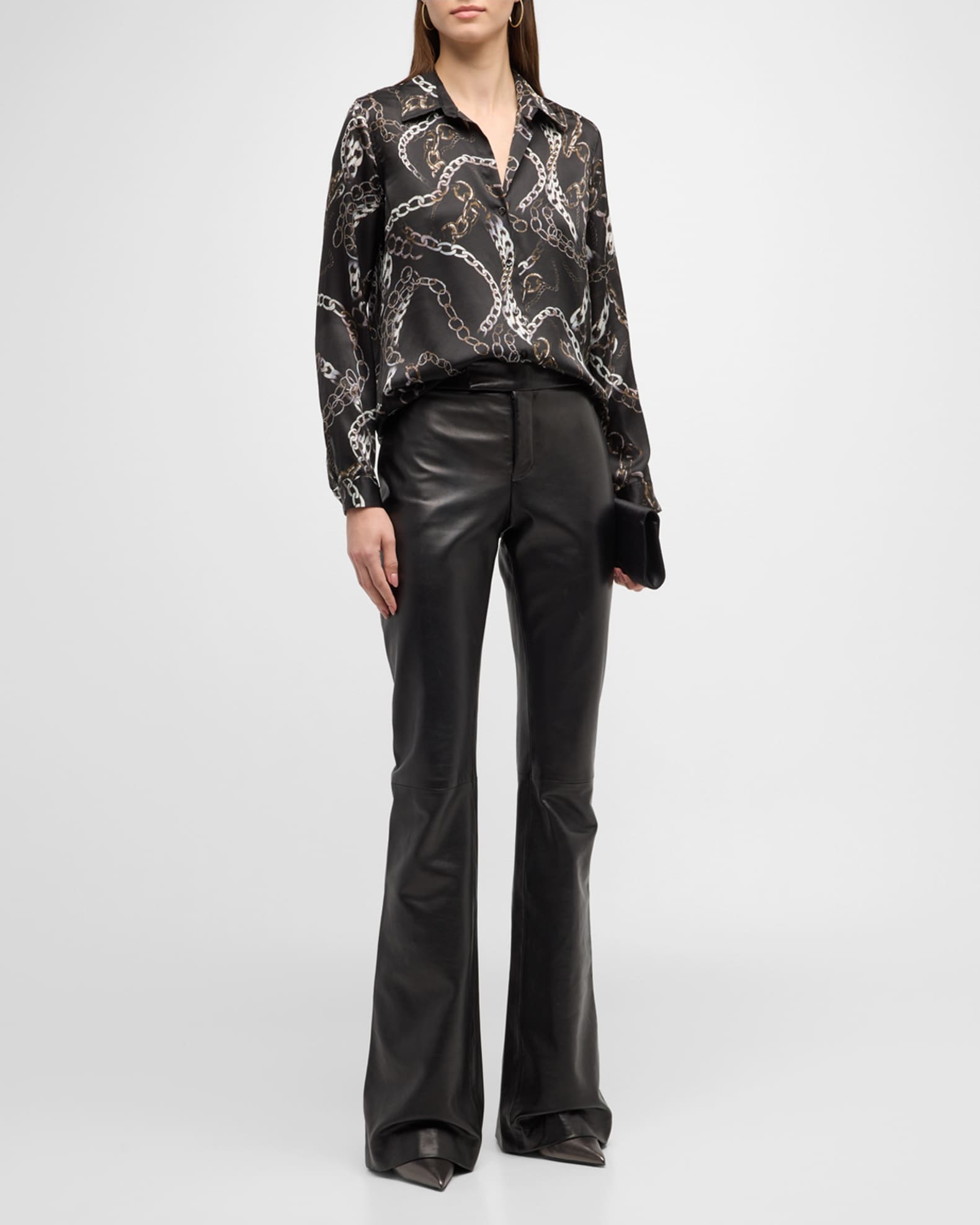 L'AGENCE Tyler Silk Blouse