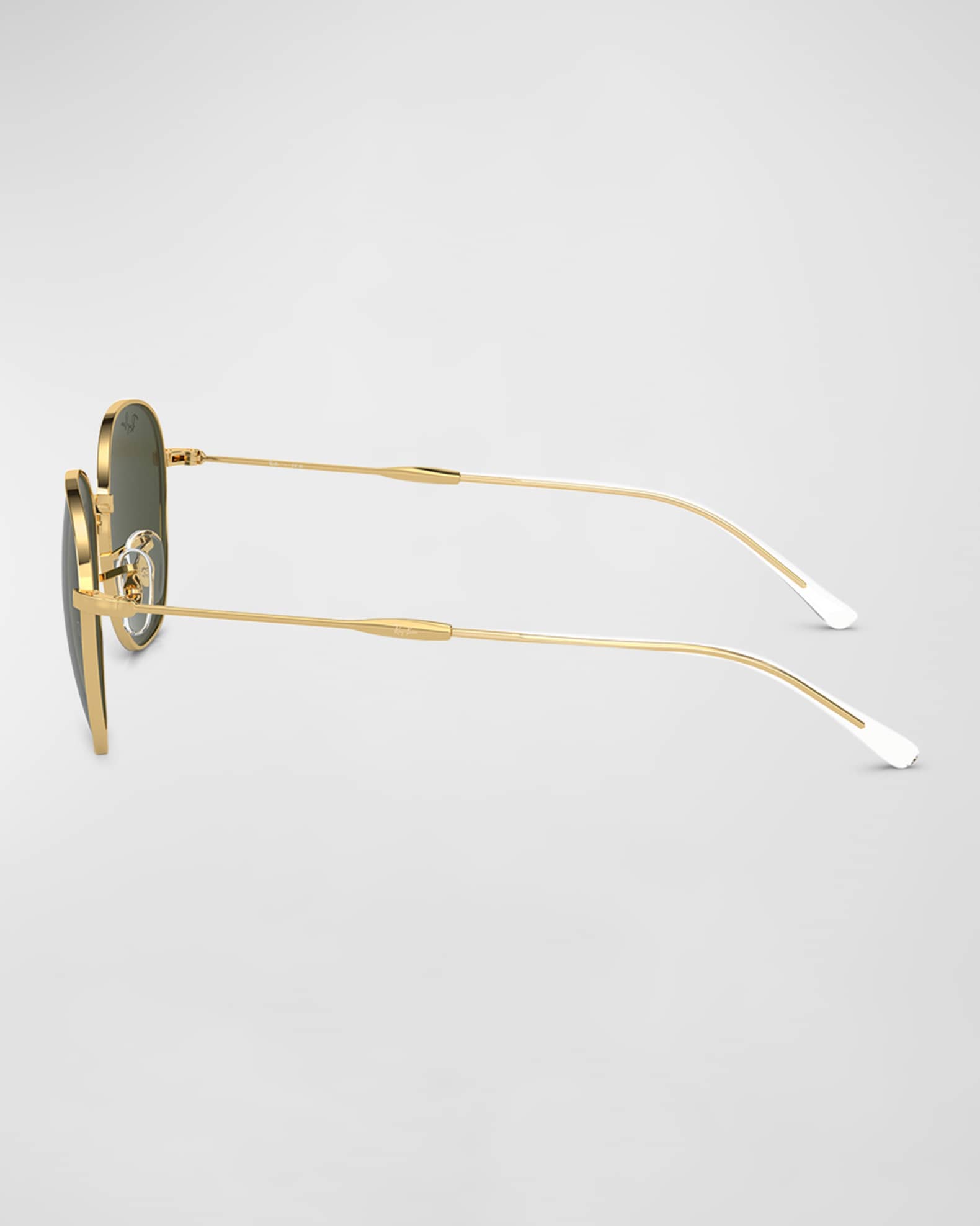 Sleek Metal Round Sunglasses, 55MM  1