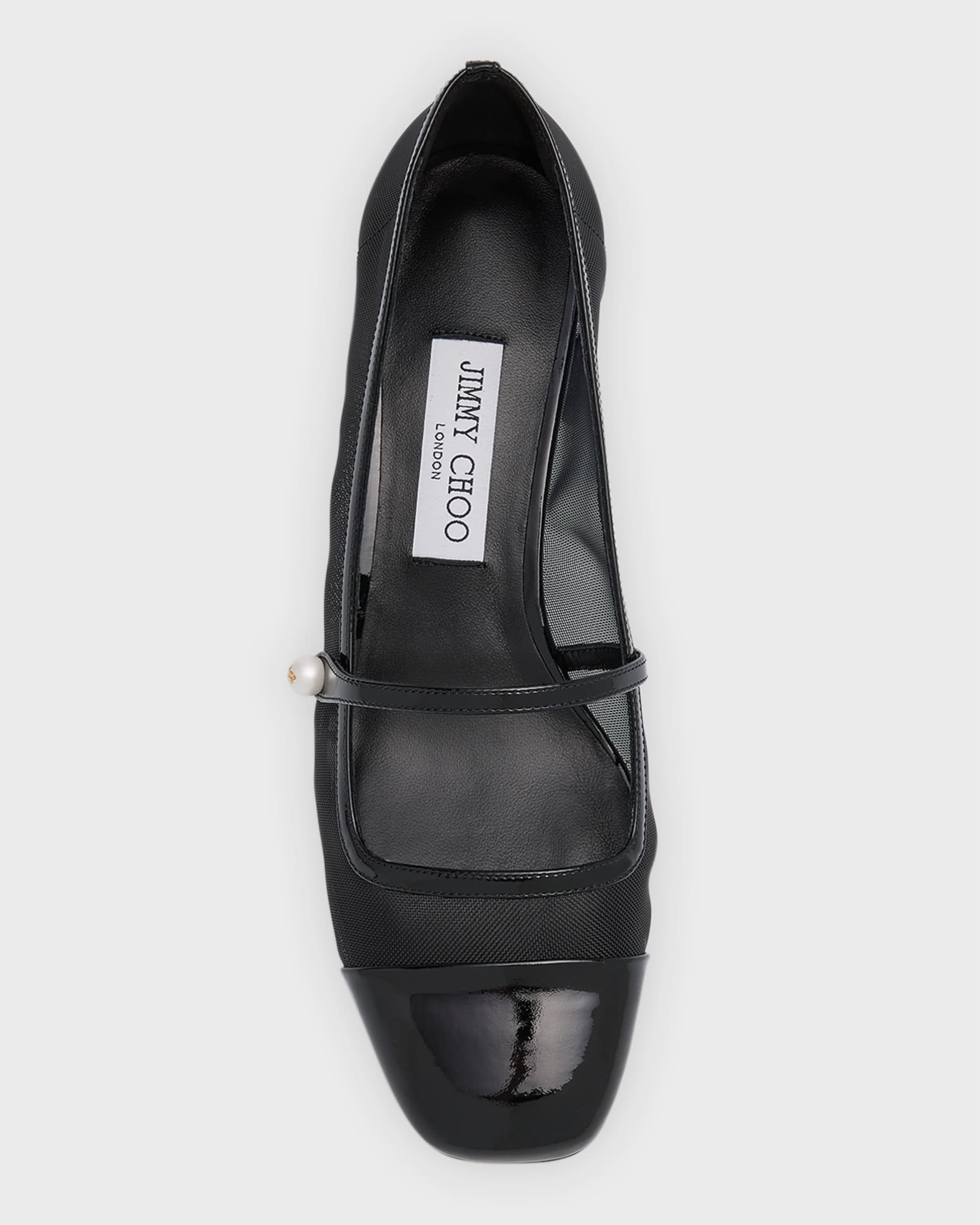 パンプス Jimmy Choo SHOES (ELISASB45PTZ BLACKBLACK) ELISA 45 | Black Nappa and Patent Leather Pumps | Summer
