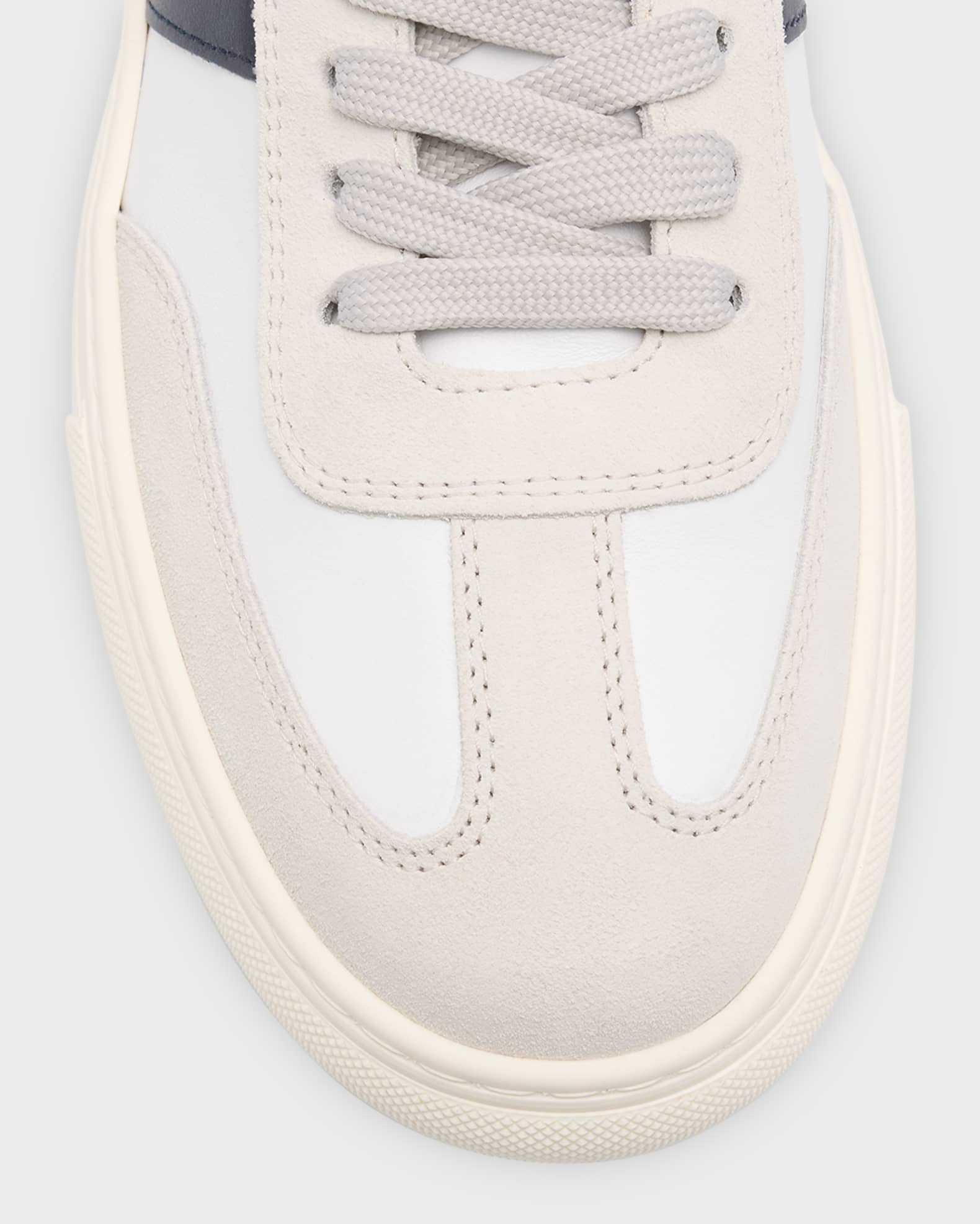 Tod's Men's Leather and Suede Low-Top Sneakers | Neiman Marcus