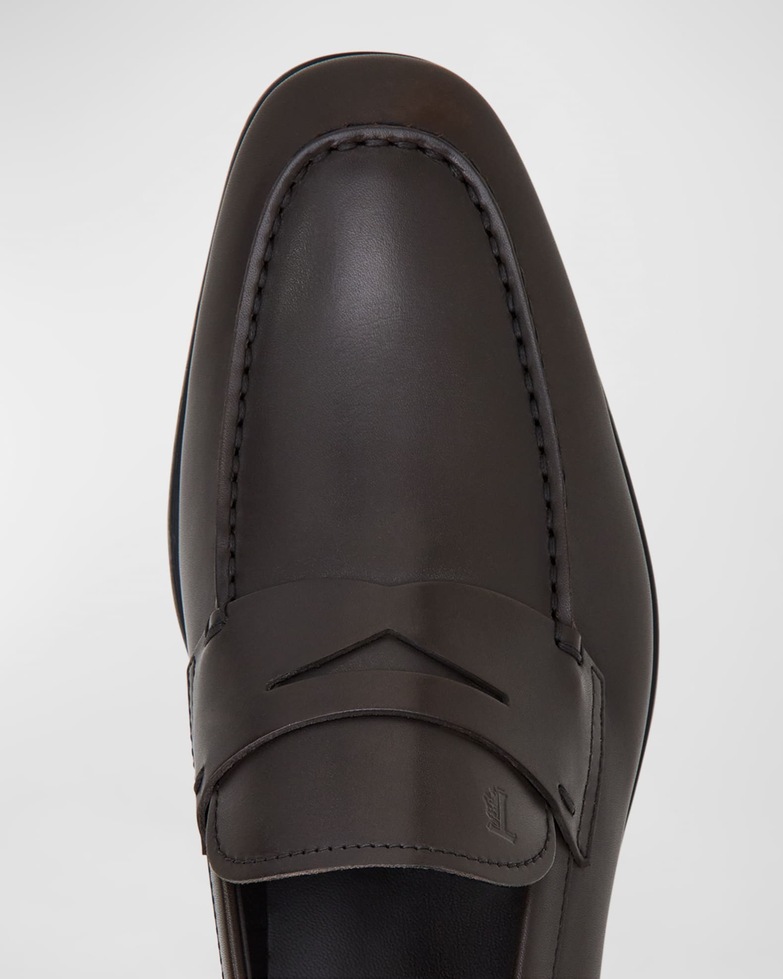 Men's Smooth Leather Penny Loafers