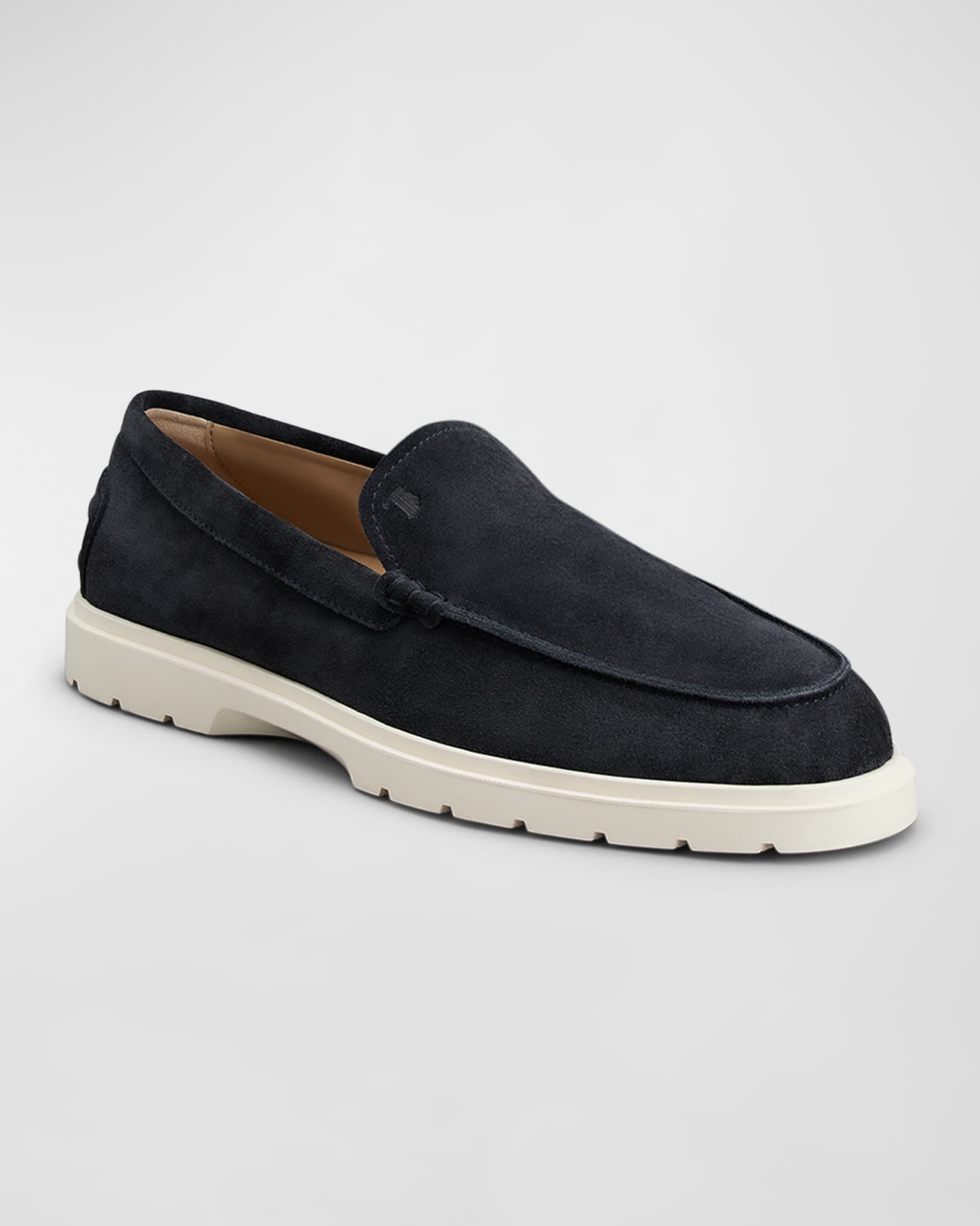 Men's Suede Penny Loafers 1