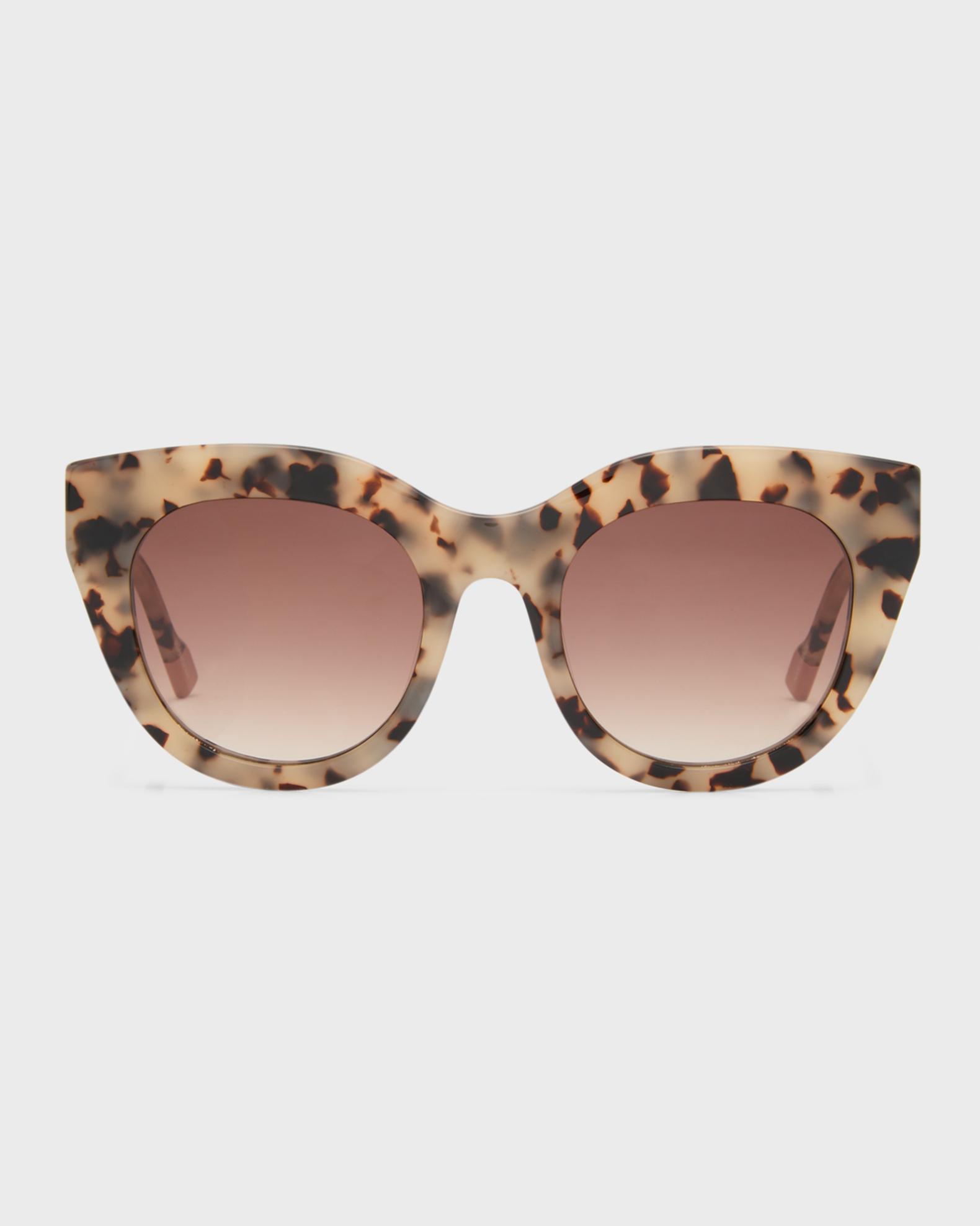 Le Specs Airy Canary in black and tortoise Le Specs Airy Canary II Shiny Black Prescription Sunglasses main image 2