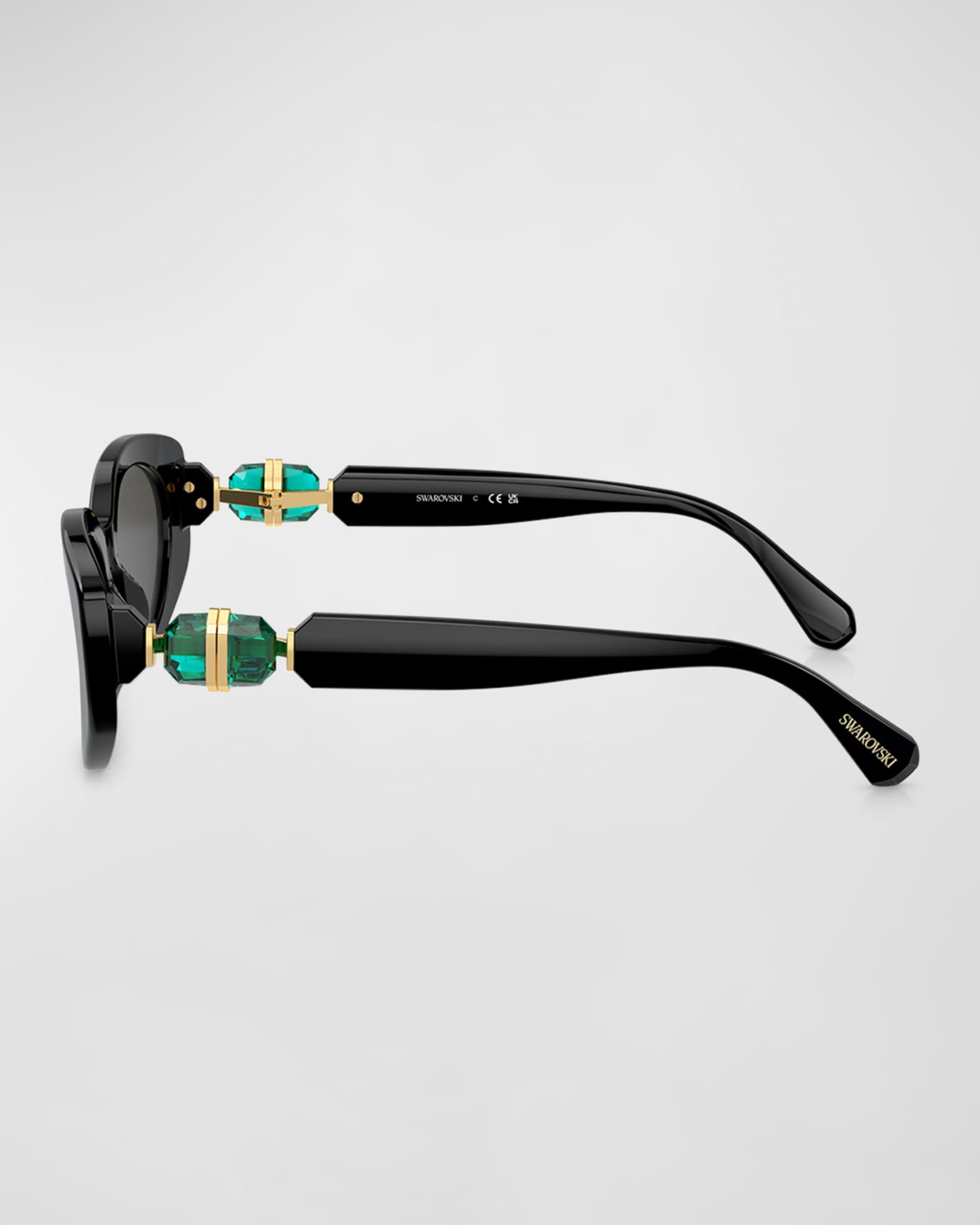 Swarovski Black Acetate Glasses (Frames) main image 0