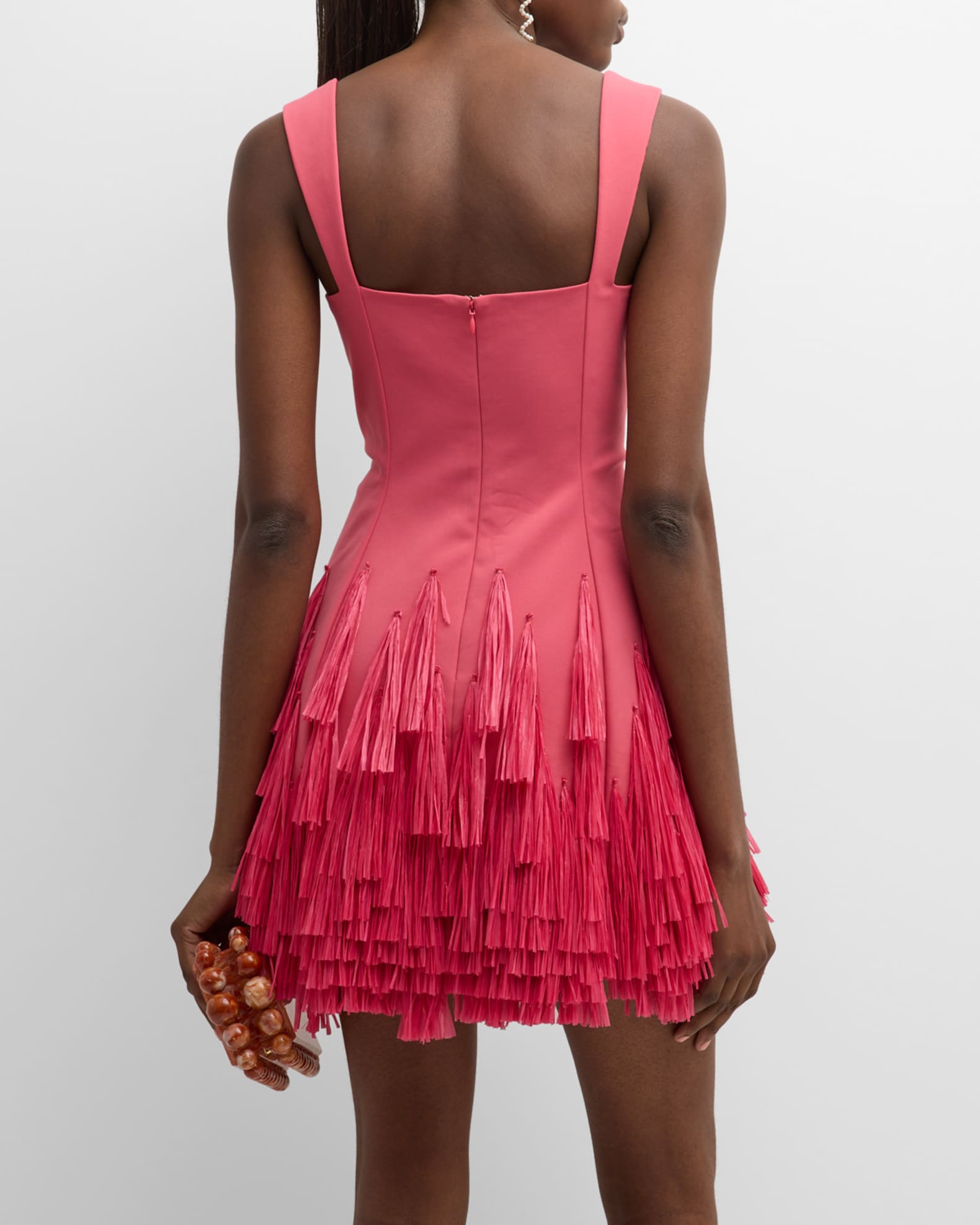 The Seraphina Mini Dress - Brown main image 1