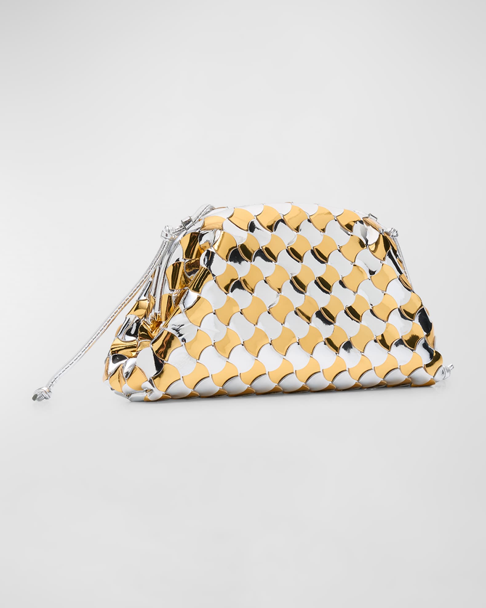 Prada mesh and satin clutch clearance