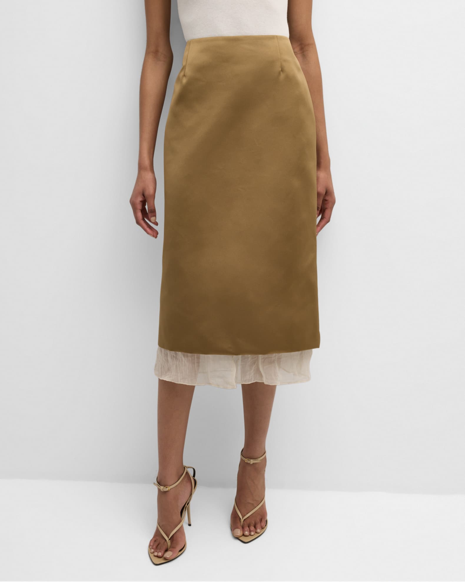 Allana Ruffle Midi Skirt main image 0