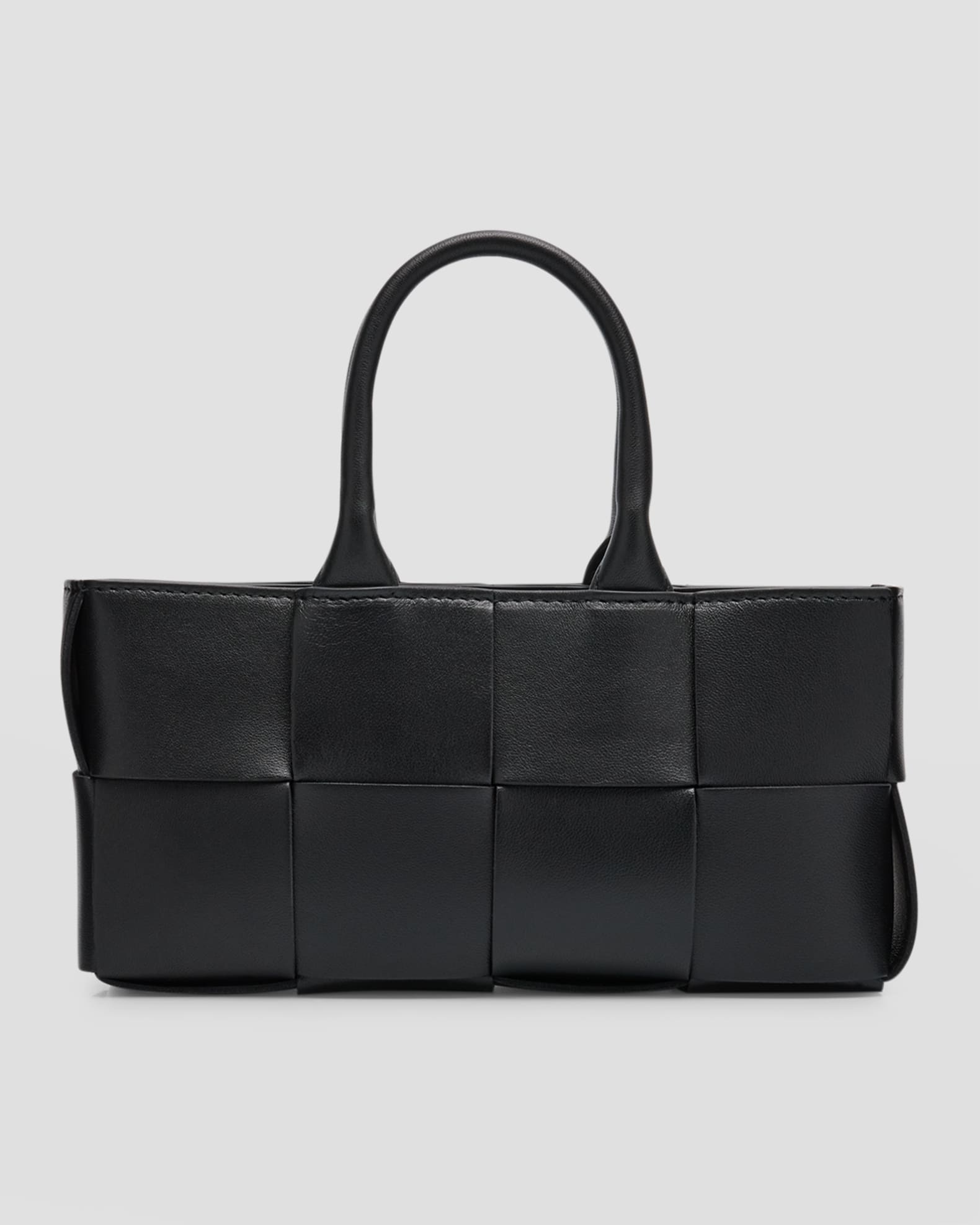 BOTTEGA VENETA Arco mini intrecciato leather tote | NET-A-PORTER