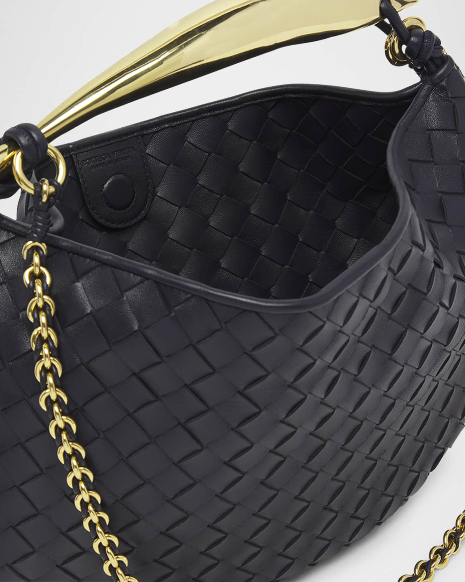 Bottega Veneta Sardine Bag with Chain | Neiman Marcus