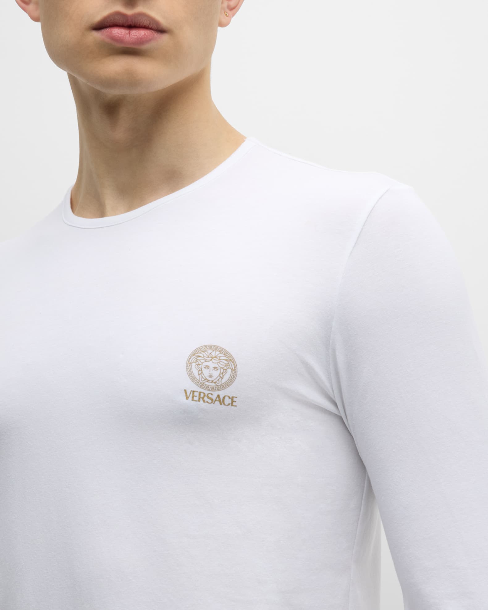 Versace t shirt girocollo shop