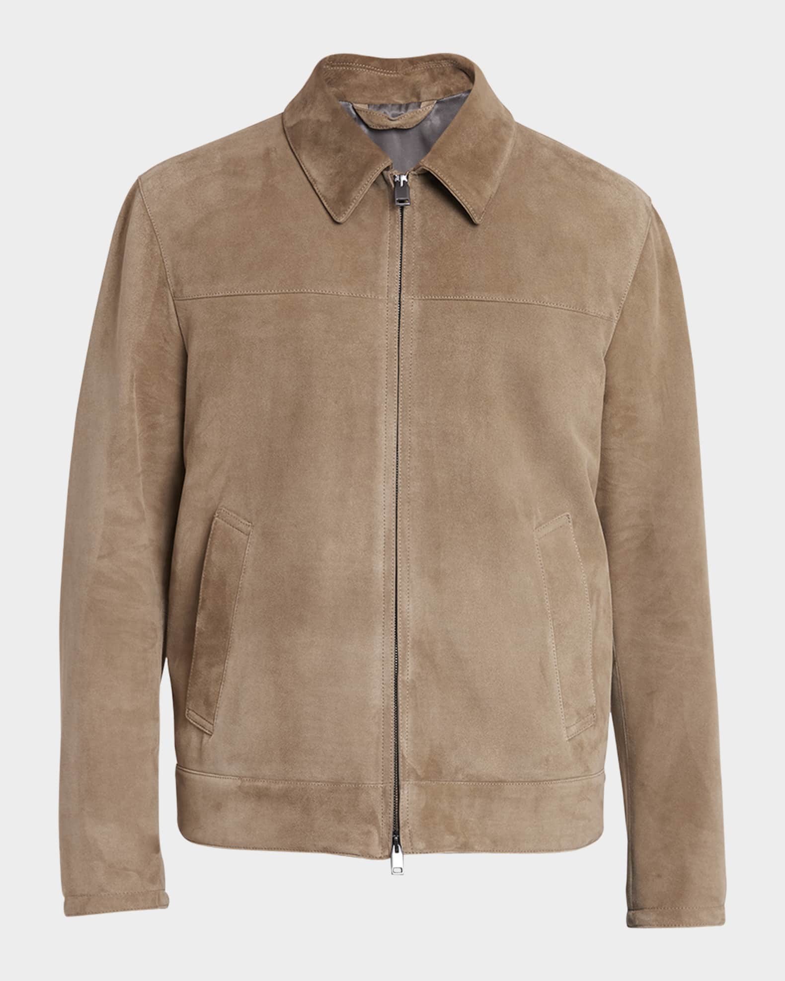 Brioni discount suede jacket