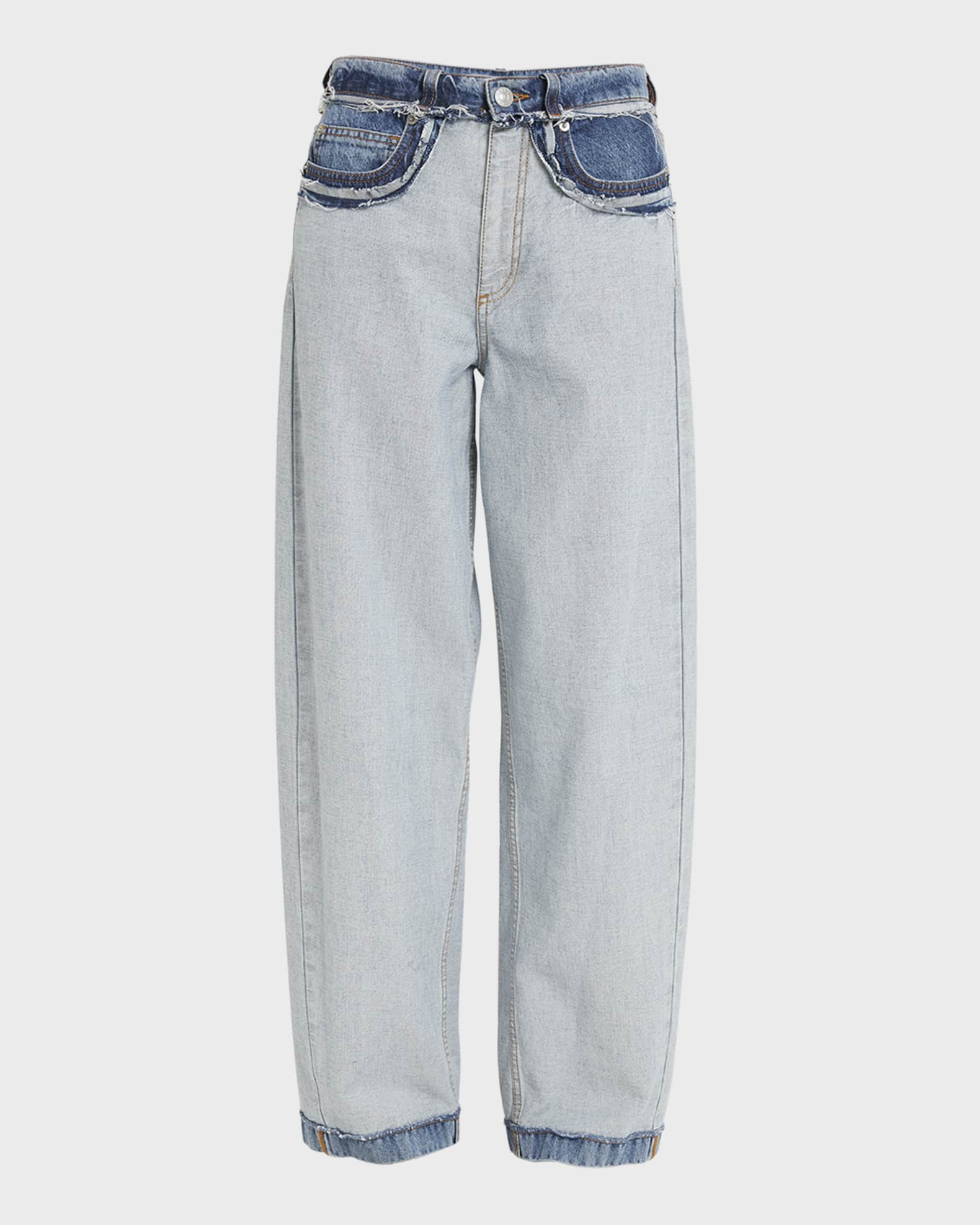 Low-Waisted Reverse Jeans   0