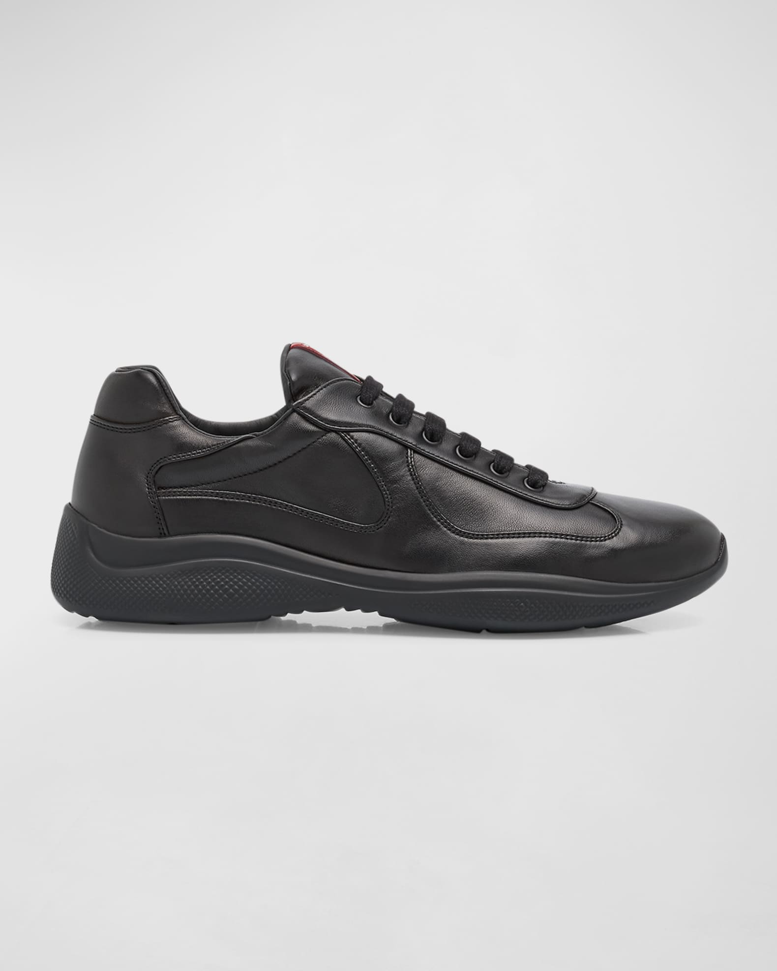 格安販売中 Napa Cup Americas Men's Prada Leather Sneakers Low-Top 靴