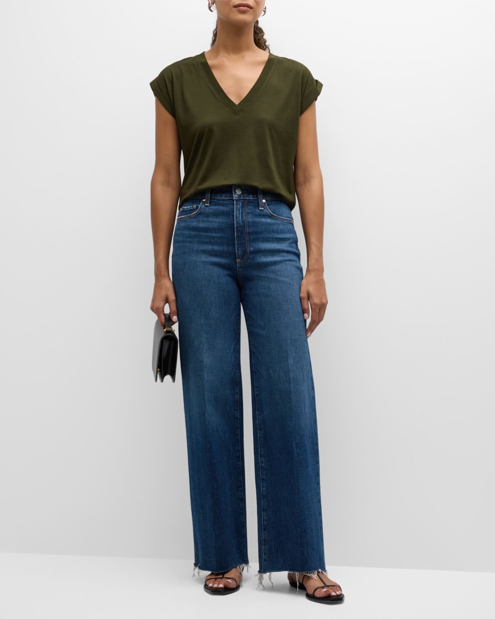 Easy V-Neck Tee | Neiman Marcus