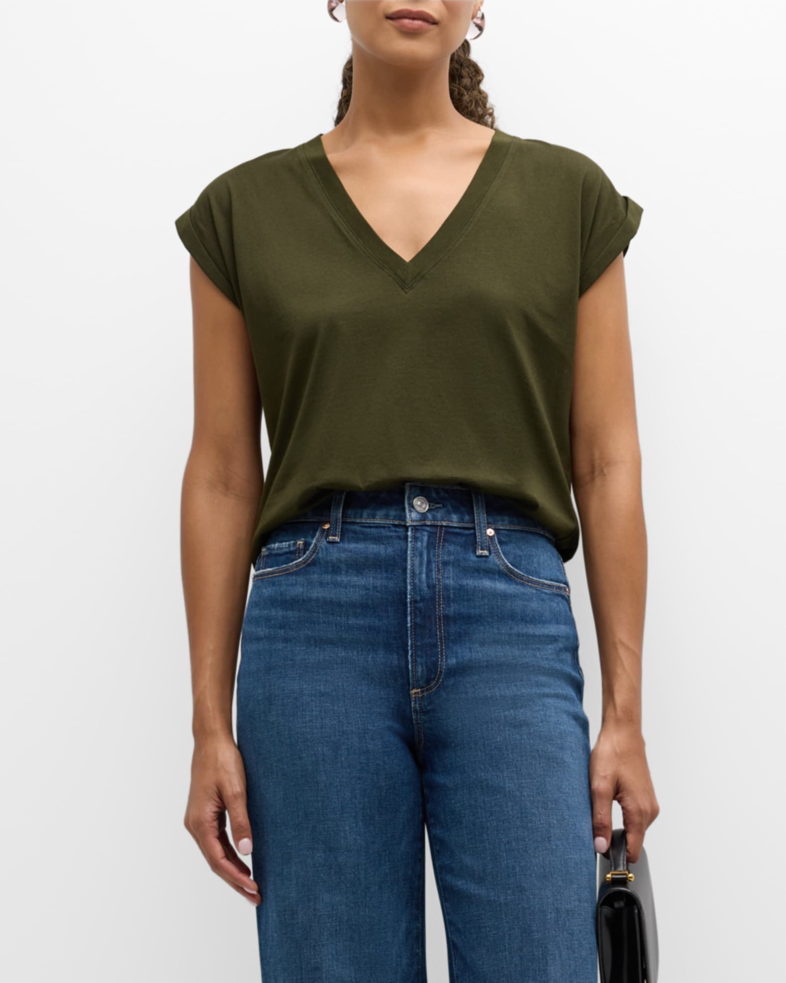 Easy V-Neck Tee | Neiman Marcus