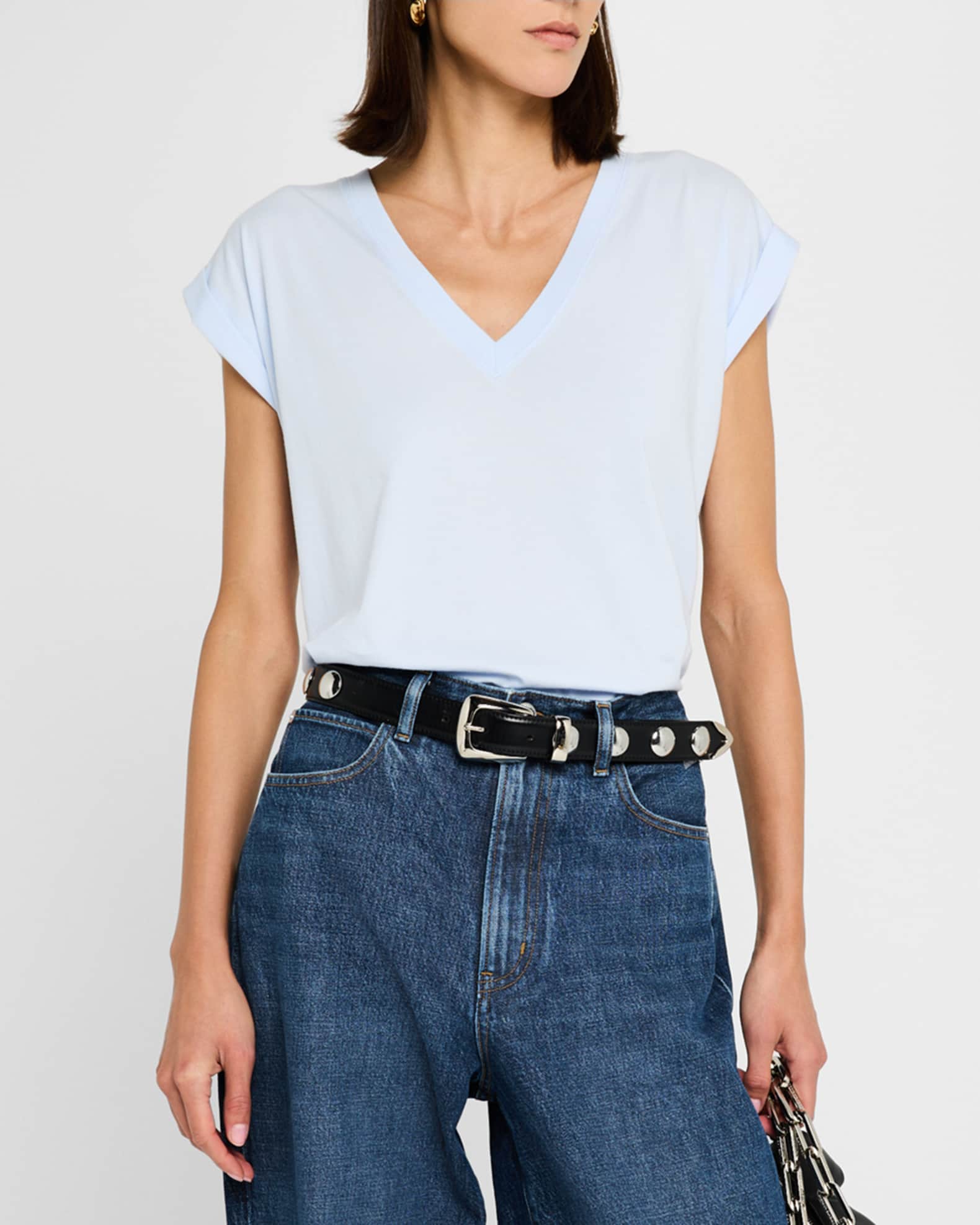 Easy V-Neck Tee | Neiman Marcus