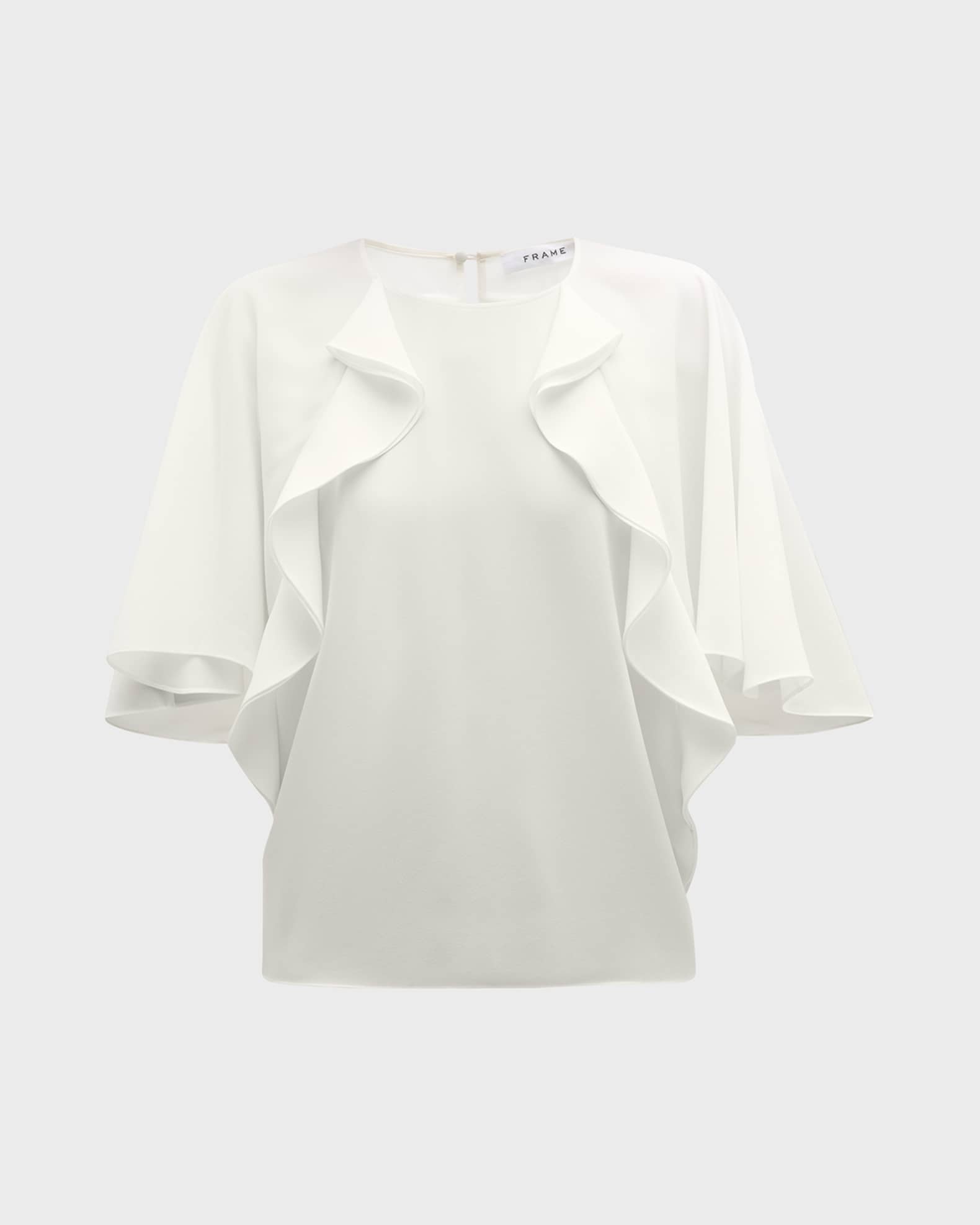 Short sleeve ruffle blouse store