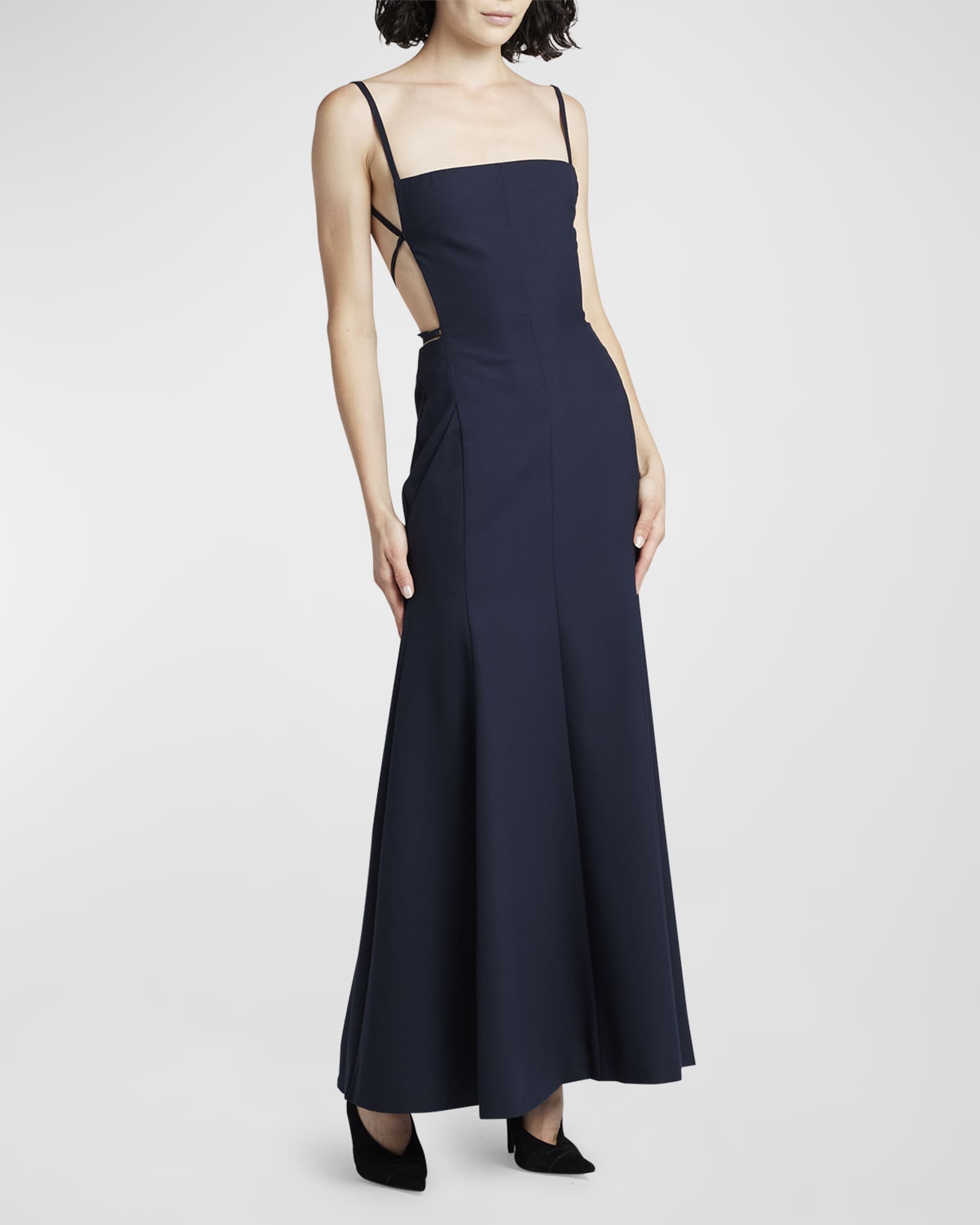 Philosophy di Lorenzo Serafini Strappy Backless Fit-and-Flare Dress ...