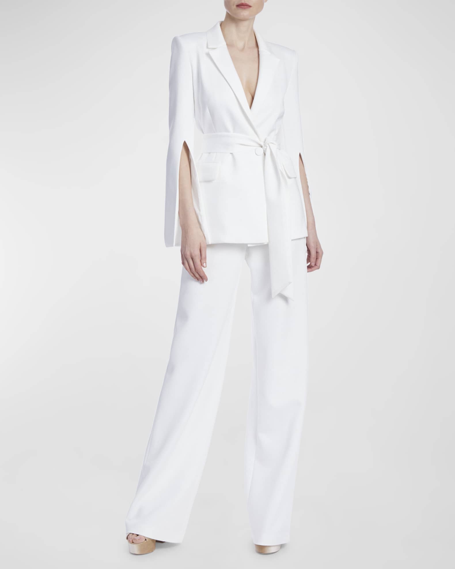 Badgley mischka scuba wrap suit dress shop