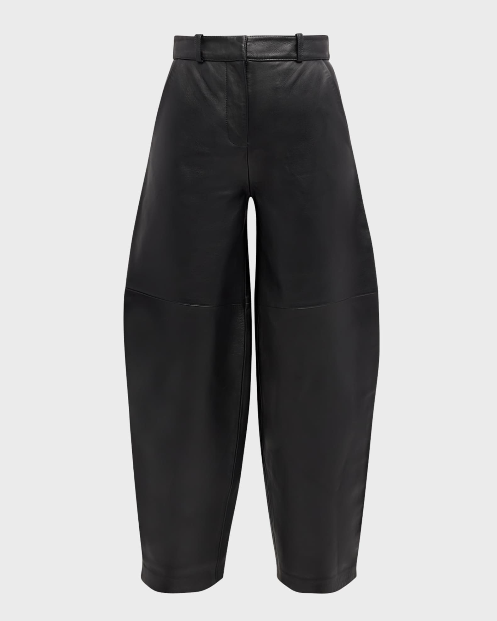Co High-Rise Wide-Leg Leather Balloon Pants