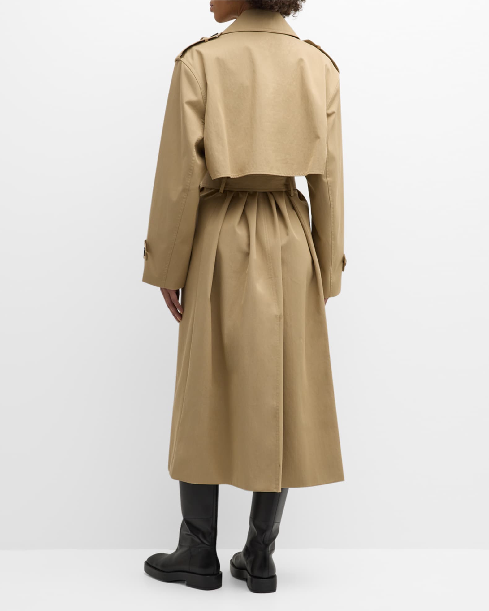 Co Oversized Trench Camel