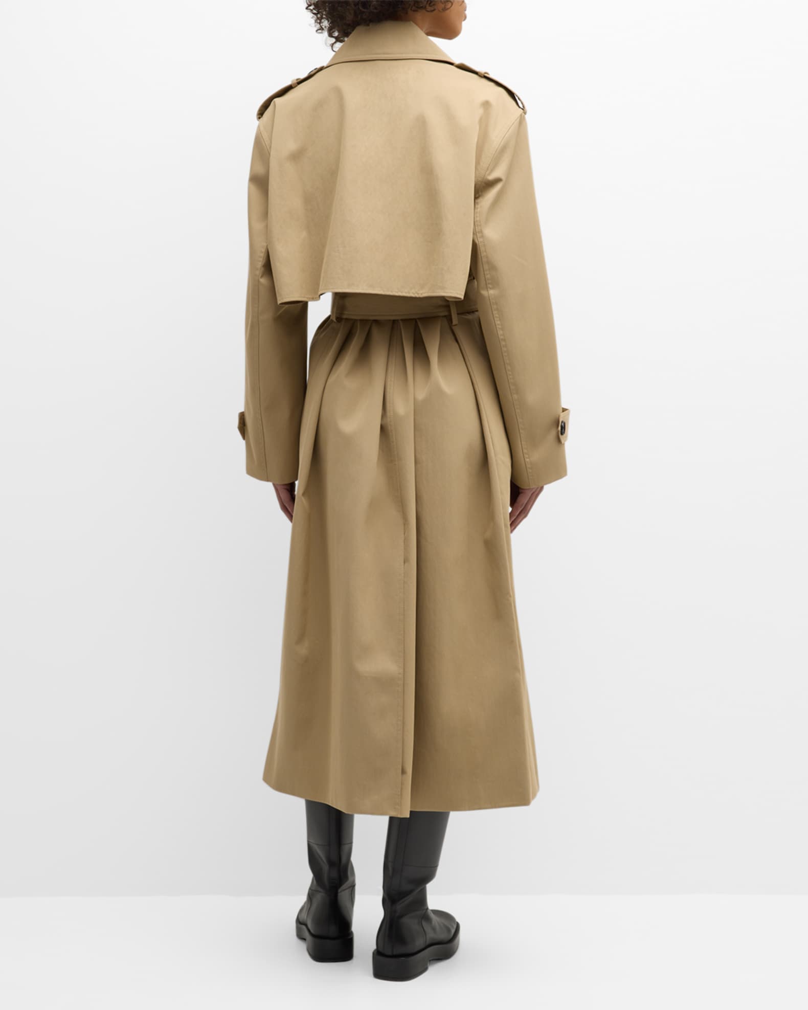 商品画像：Belted Chester coat – L'AUBE BLANC 4