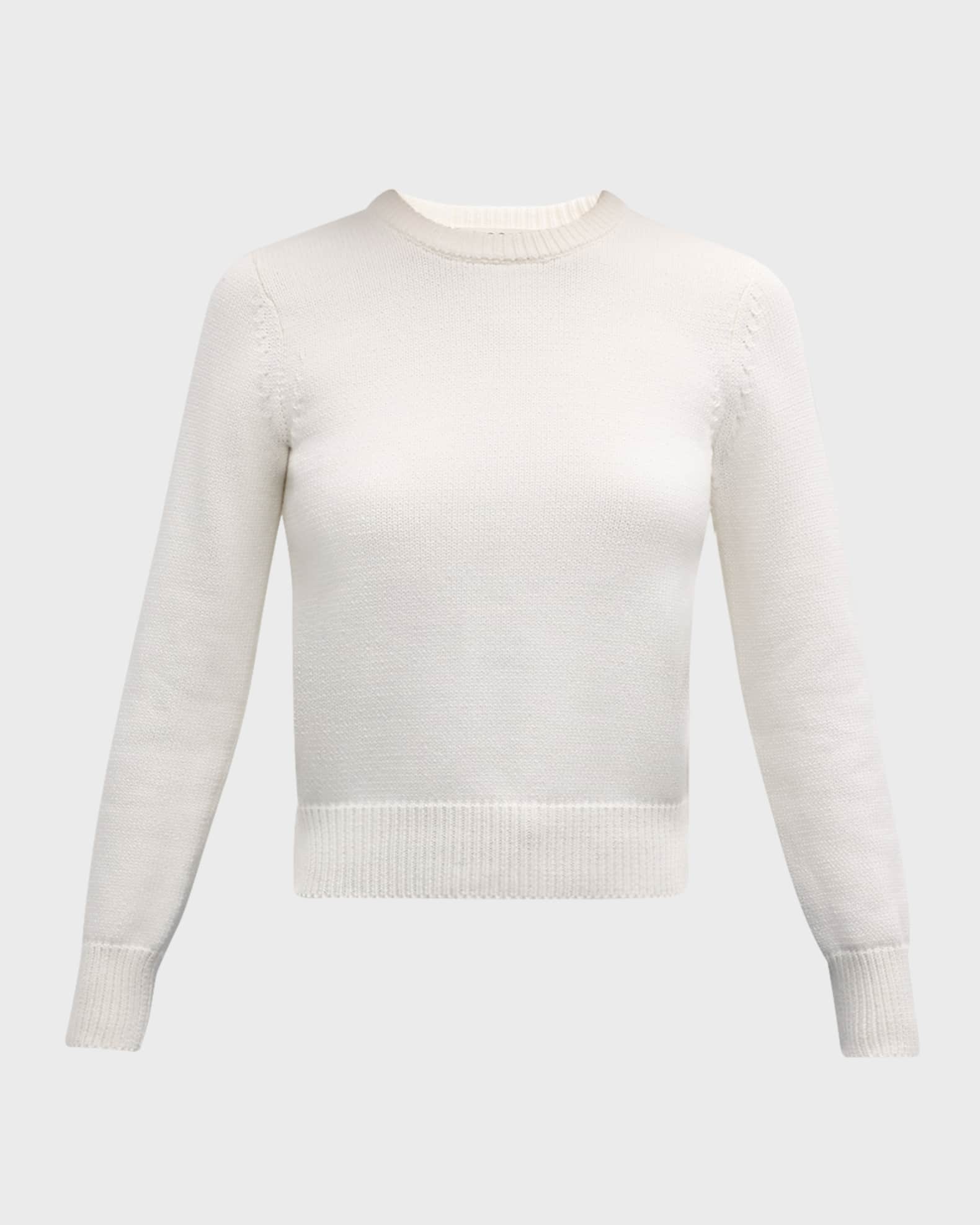 Co Crewneck Cotton-Blend Sweater
