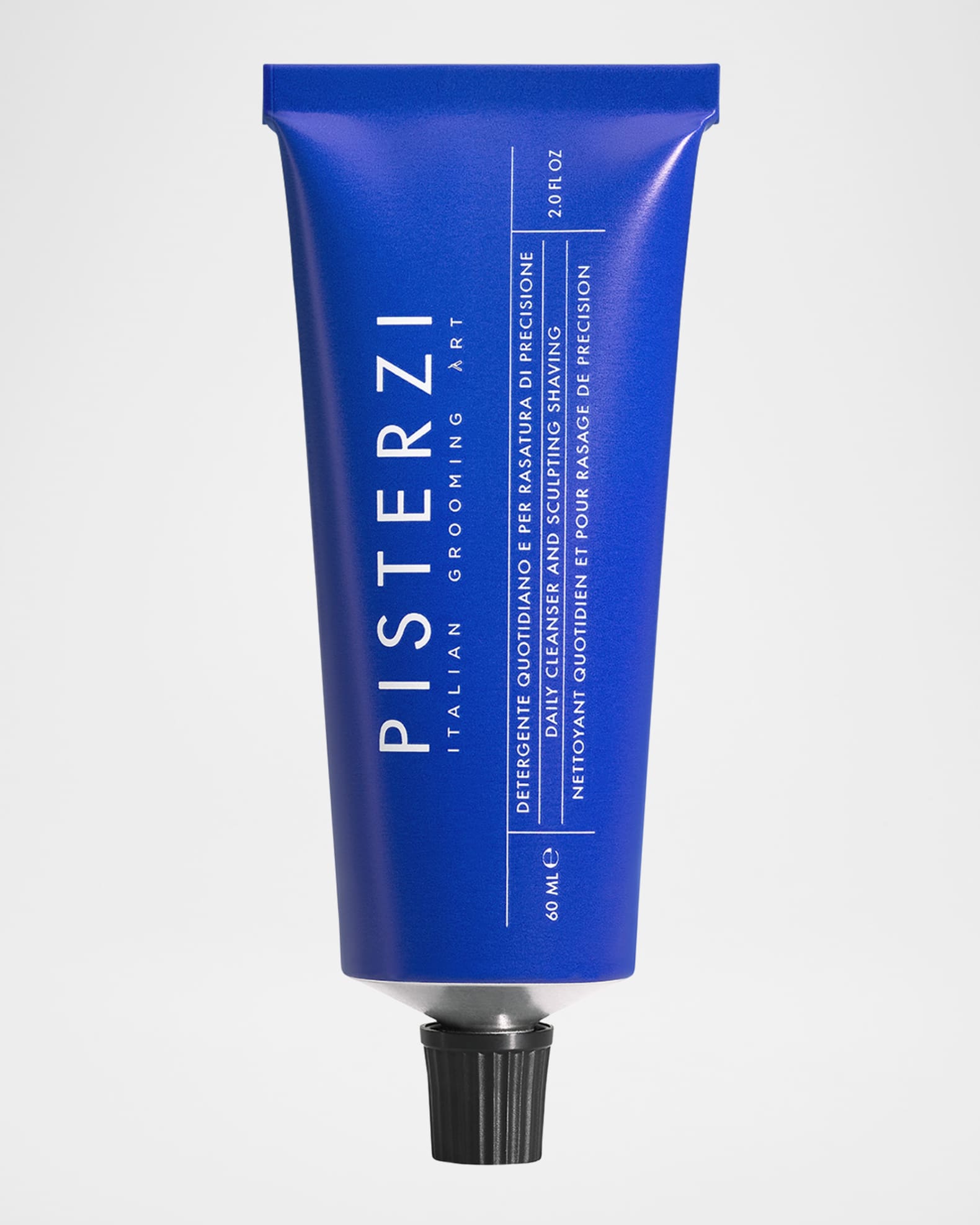 PISTERZI Daily Cleanser And Sculpting Shaving Gel, 2 oz.