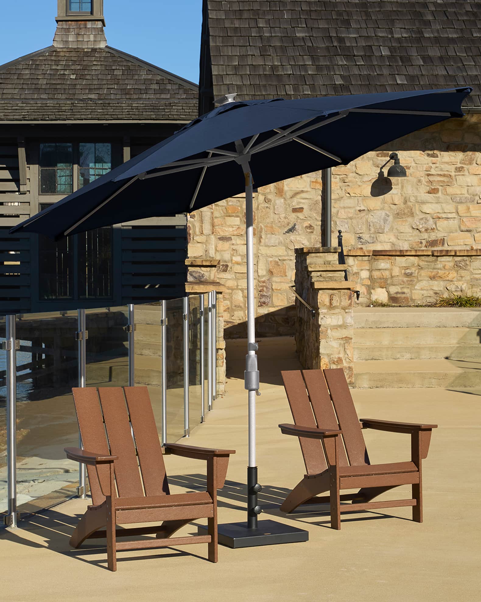 Solar Market Umbrella, 9' 0