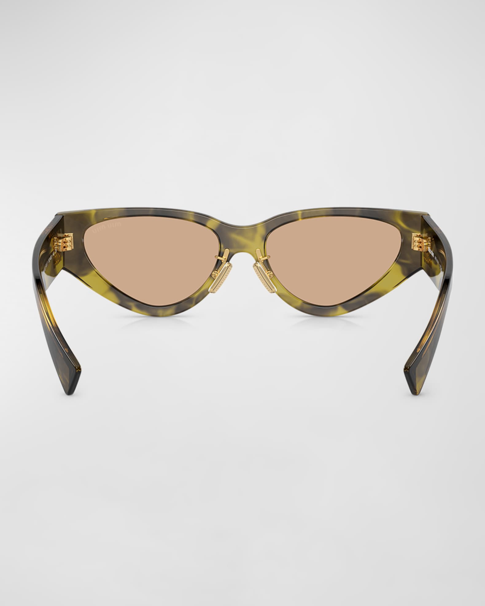 Miu Miu Mirrored Acetate Cat Eye Sunglasses Neiman Marcus