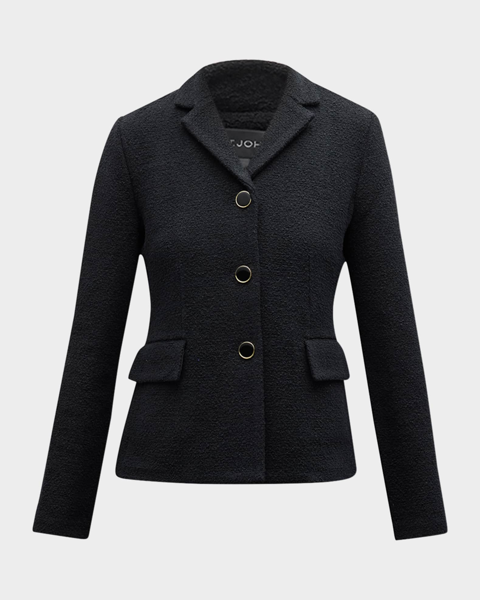 Notch Collar Single Breasted Overcoat