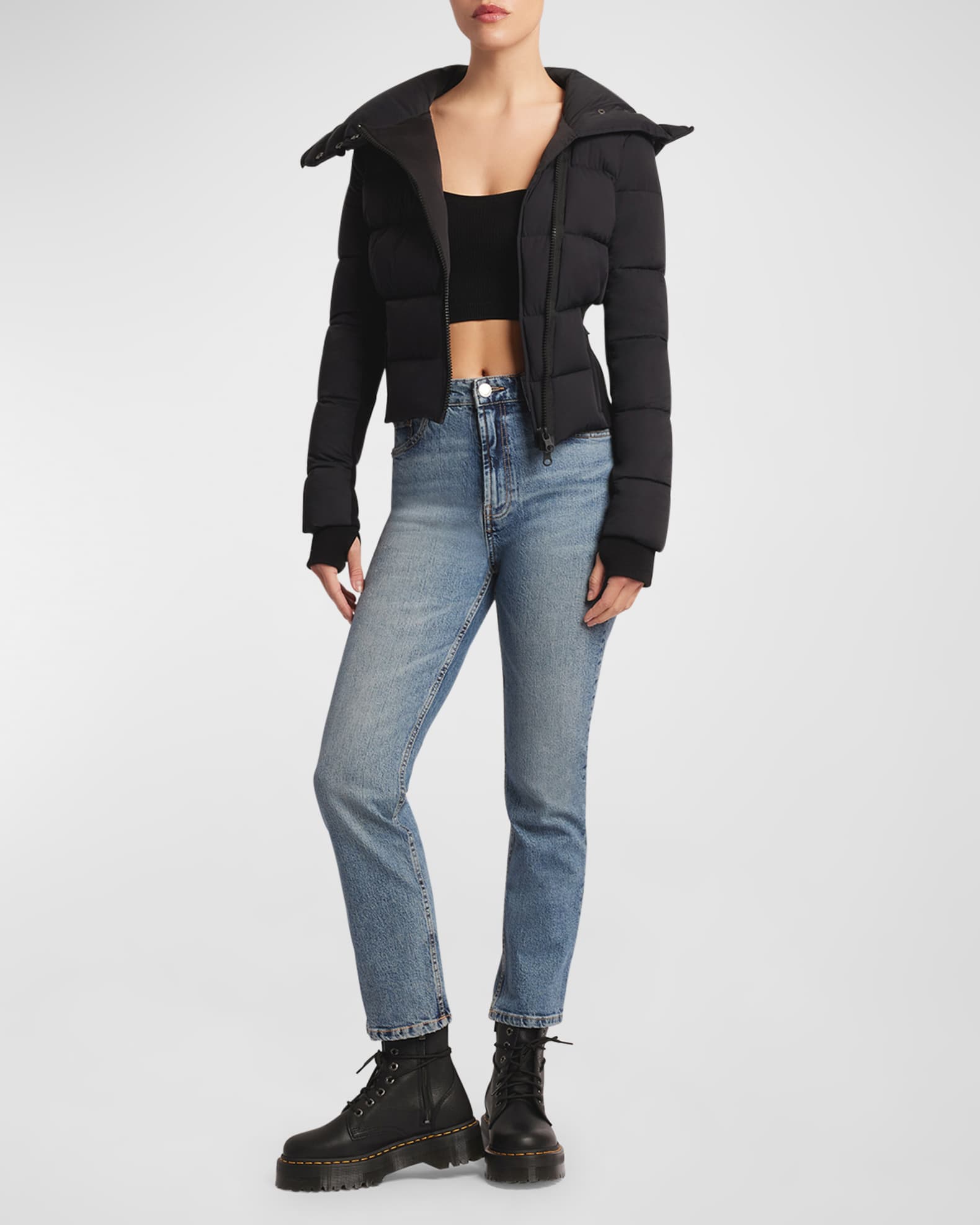 Asymmetrical Puffer Jacket