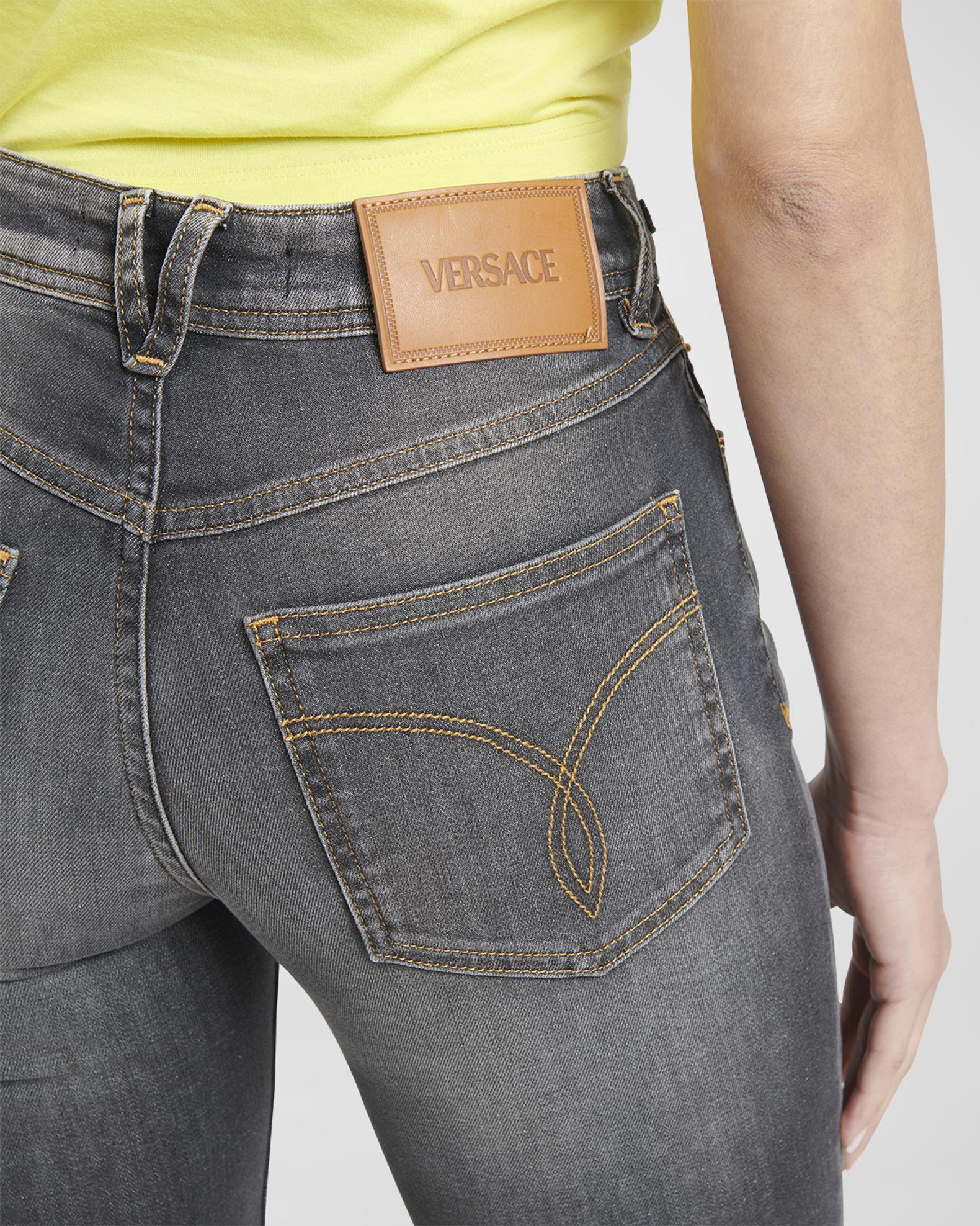Versace Stone-Washed Skinny Jeans | Neiman Marcus