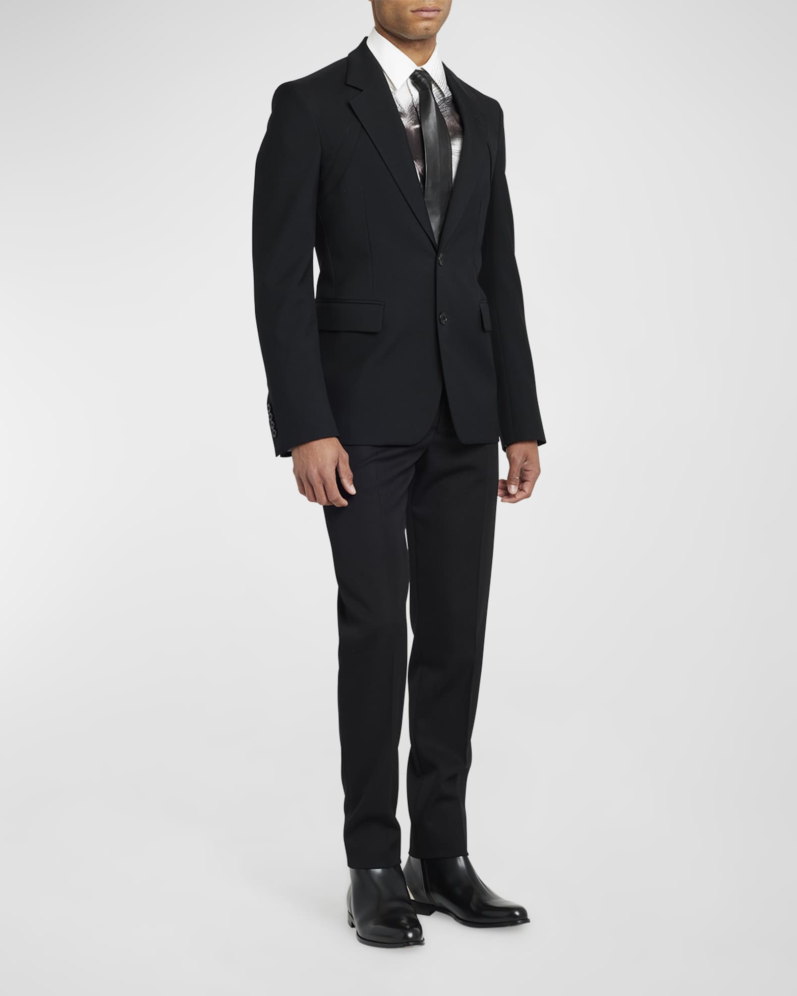 Alexander McQueen Men s Deconstructed Gabardine Harness Sport Coat Neiman Marcus