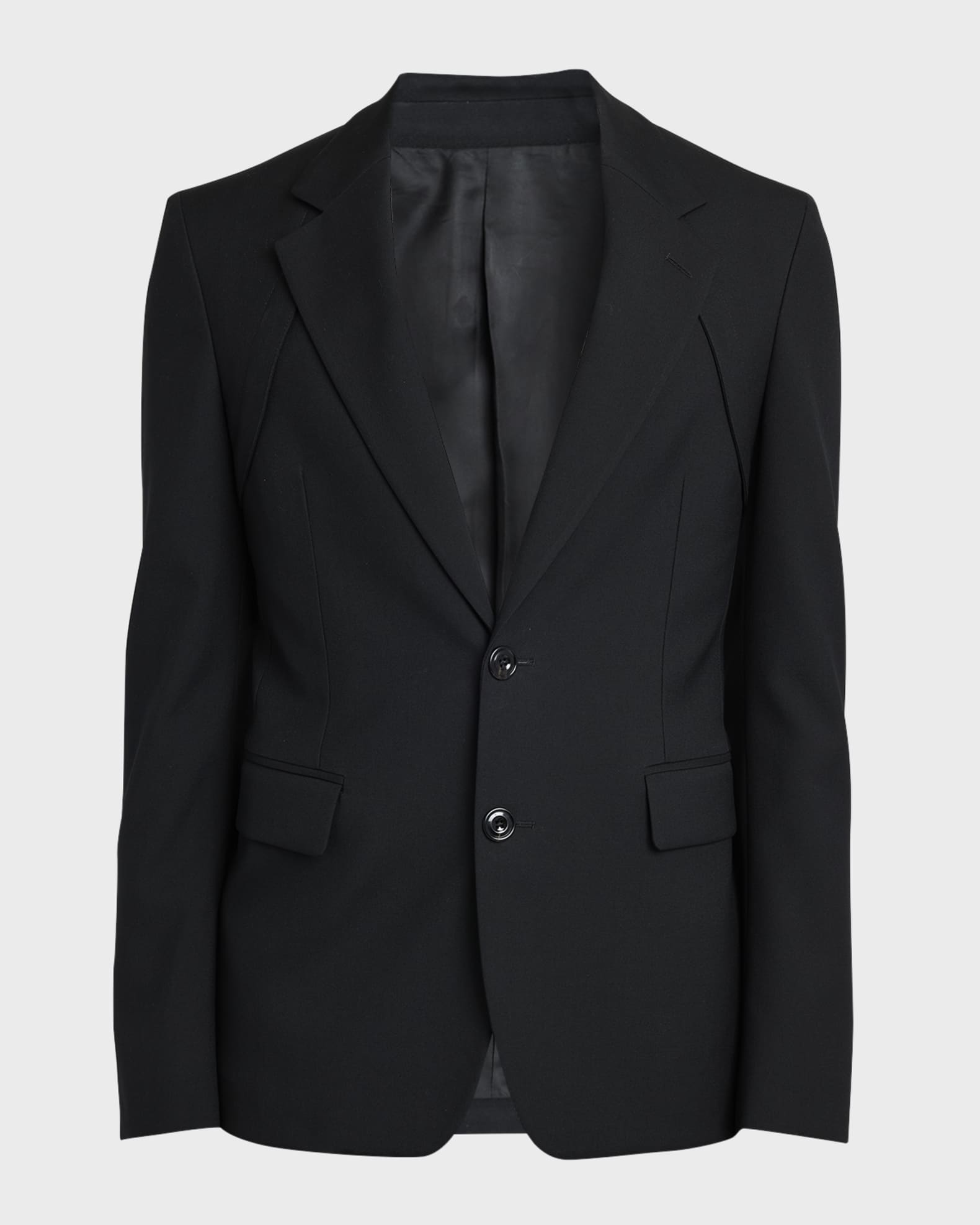 Alexander McQueen Men s Deconstructed Gabardine Harness Sport Coat