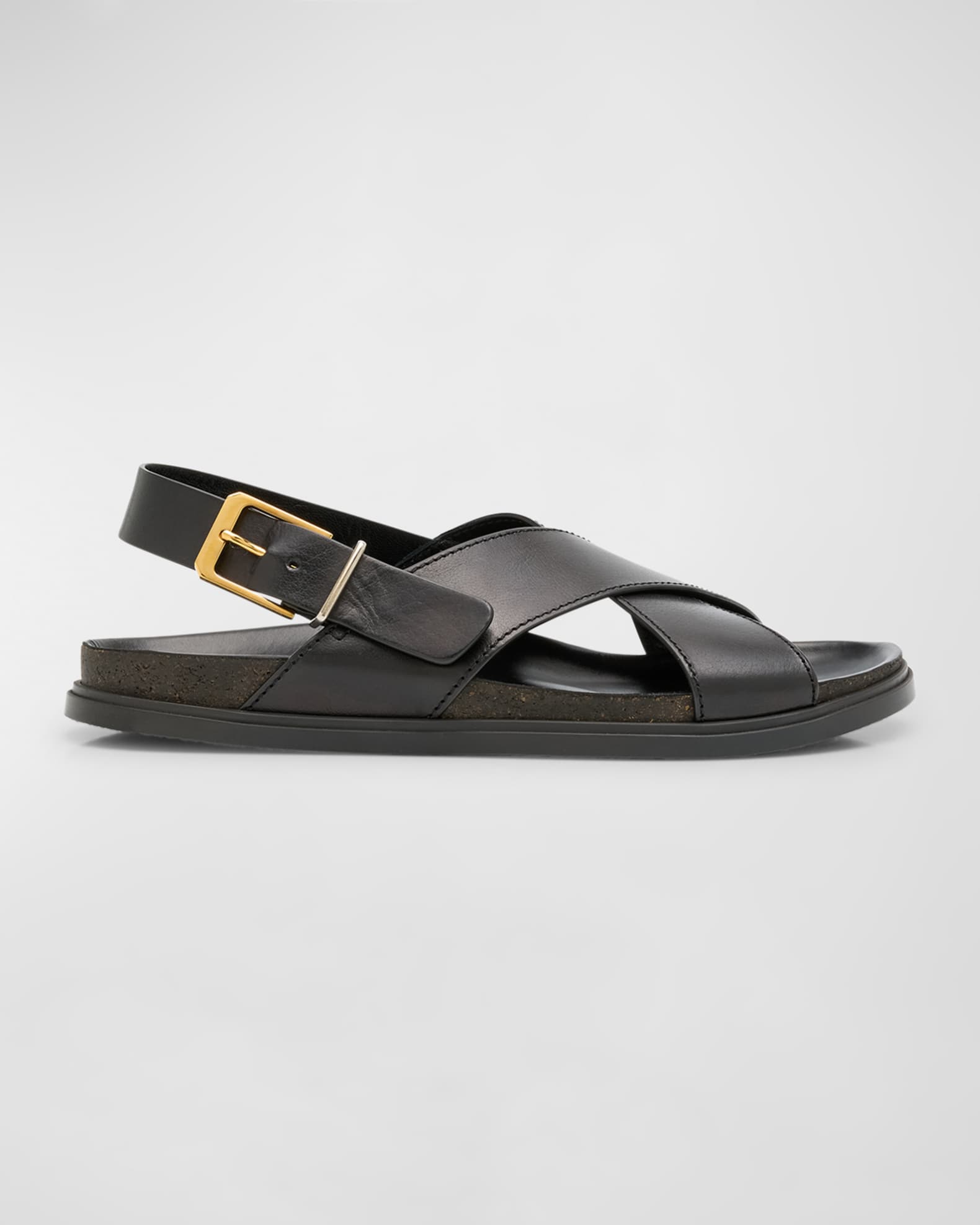 The row leather sandals on sale