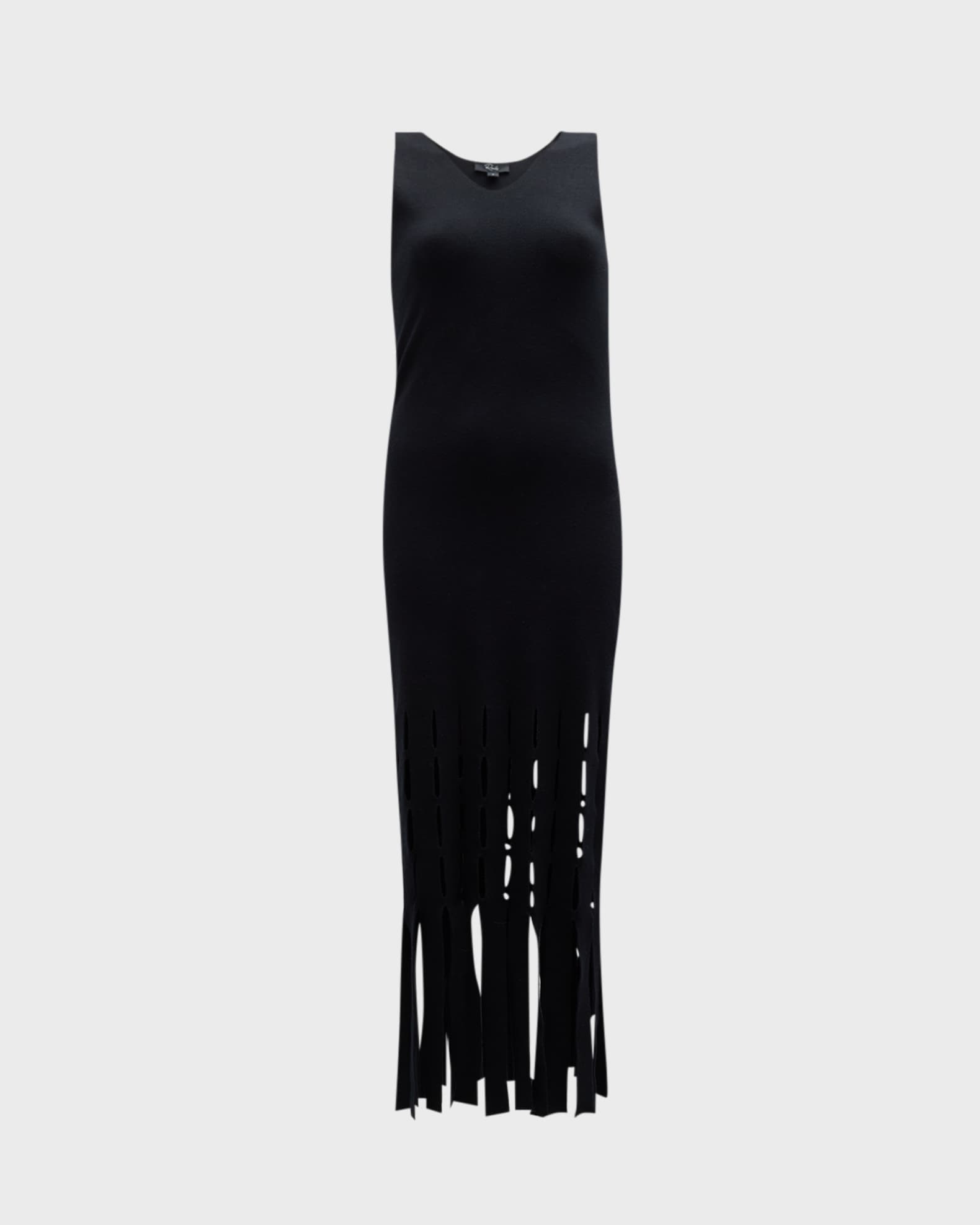 Rails Kaia Fringe-Trim Midi Dress | Neiman Marcus