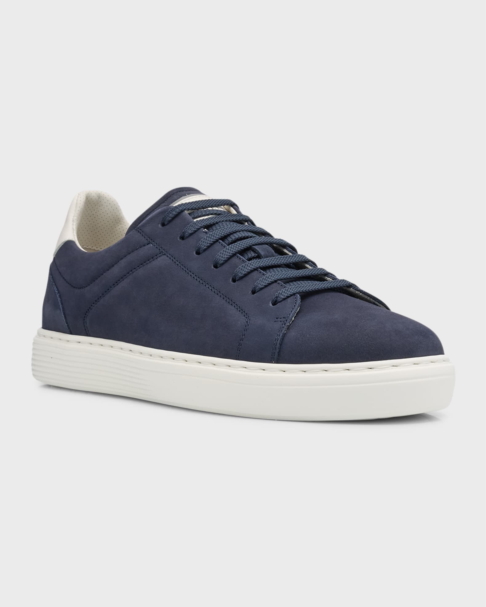Brunello Cucinelli Men s Airsole Low Top Sneaker Blue Low top Sneakers 12