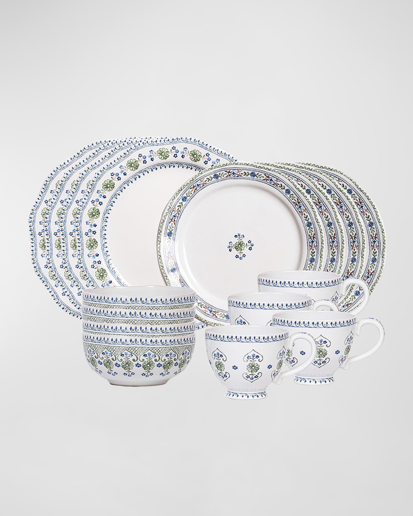 Juliska Villa Seville 16-Piece Place Setting, Chambray