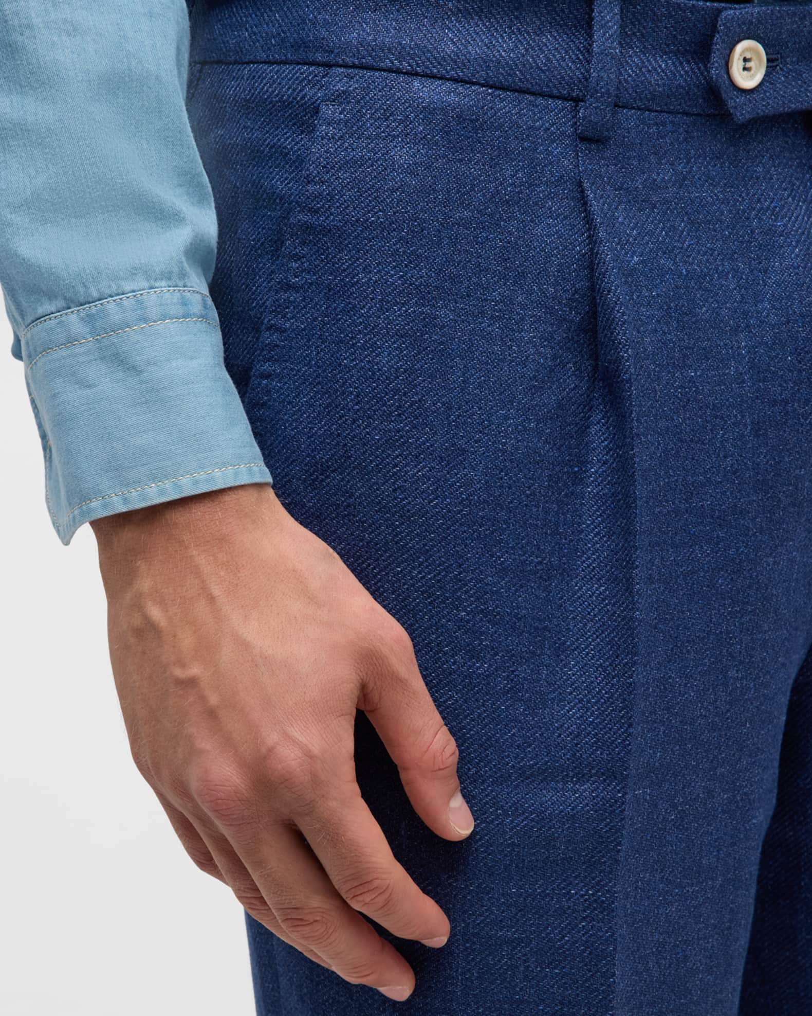 Brioni single-breasted cotton-cashmere suit - Neutrals