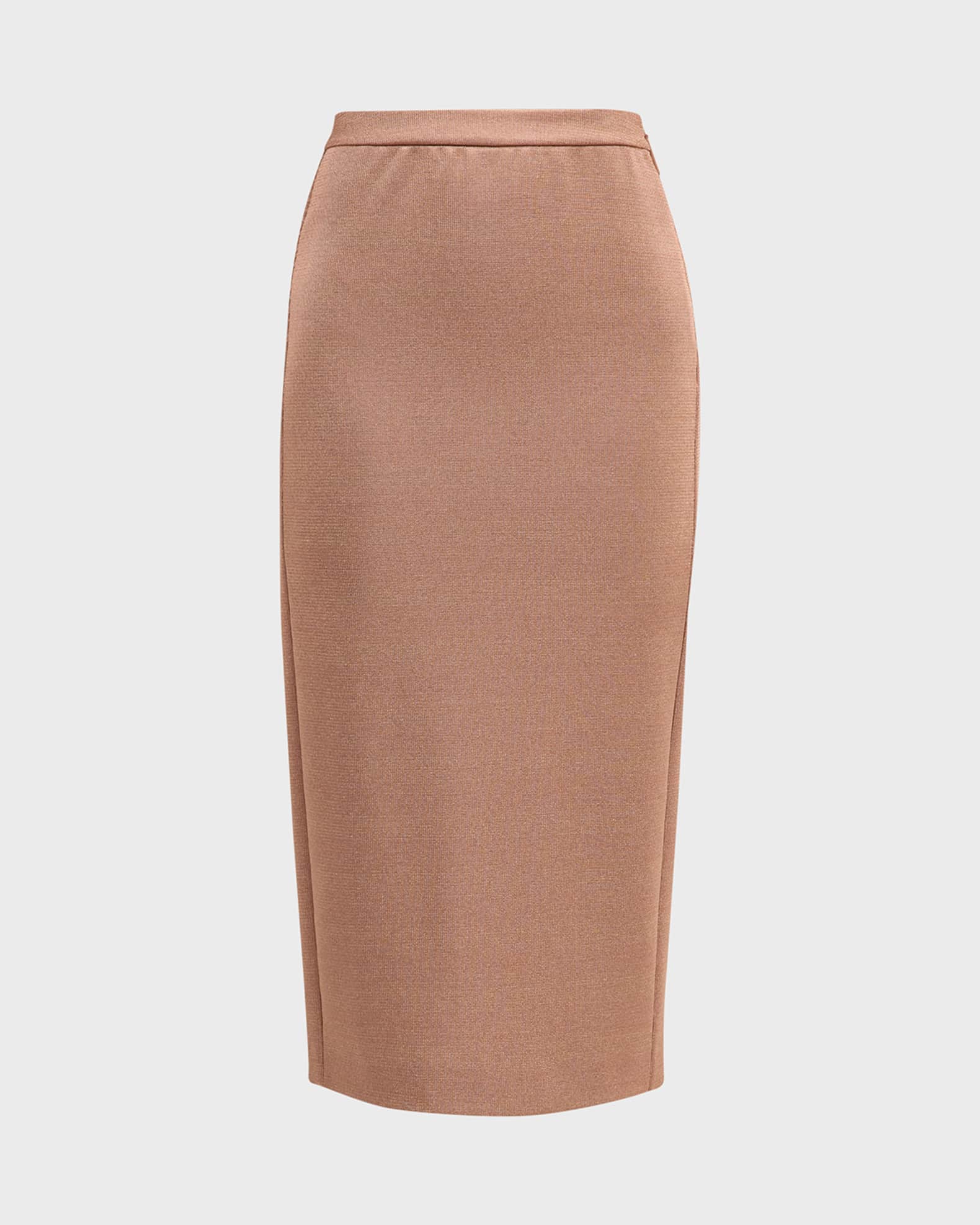 Lurex Bonded Jersey Pencil Skirt 0