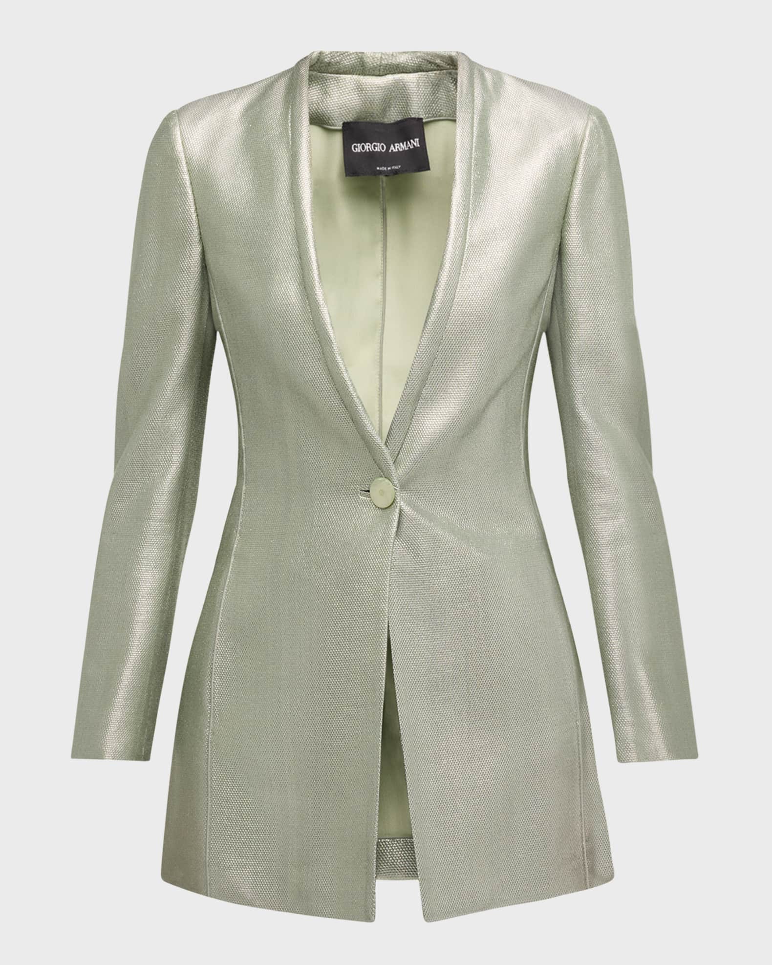 Textured Metallic Suit | Neiman Marcus