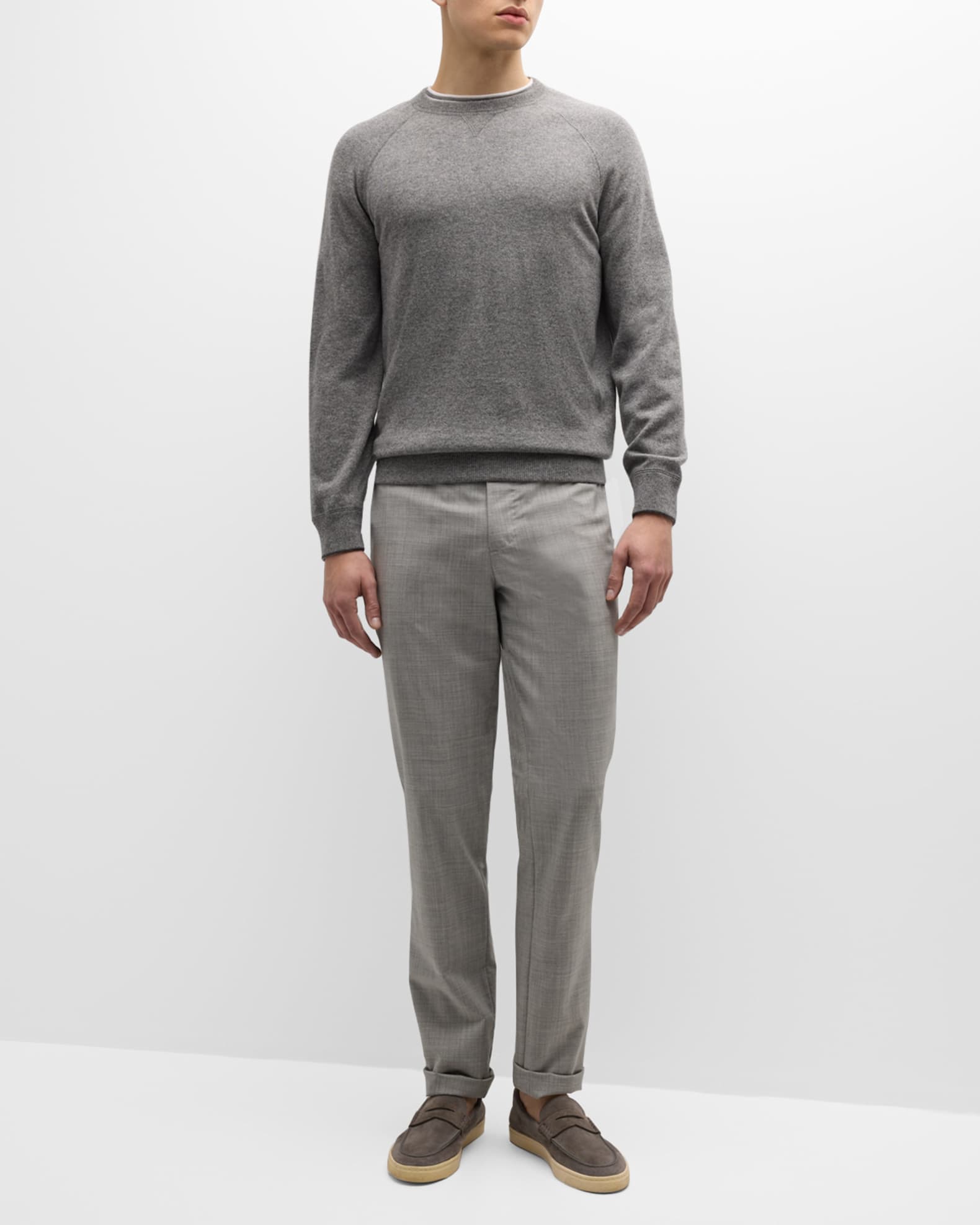 Men's Cashmere Crewneck Sweater 1