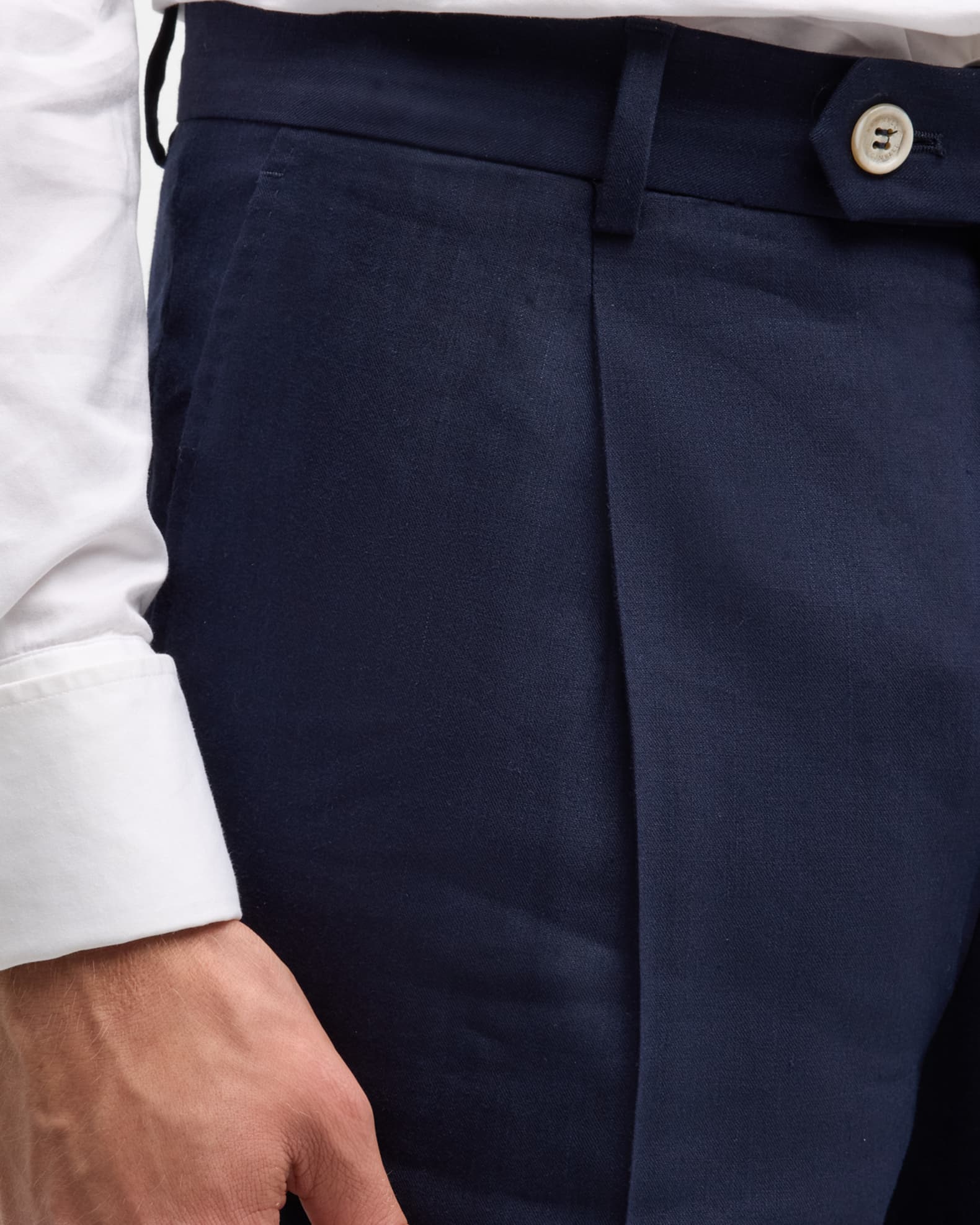 Brunello Cucinelli single-breasted two-piece suit - WHITE