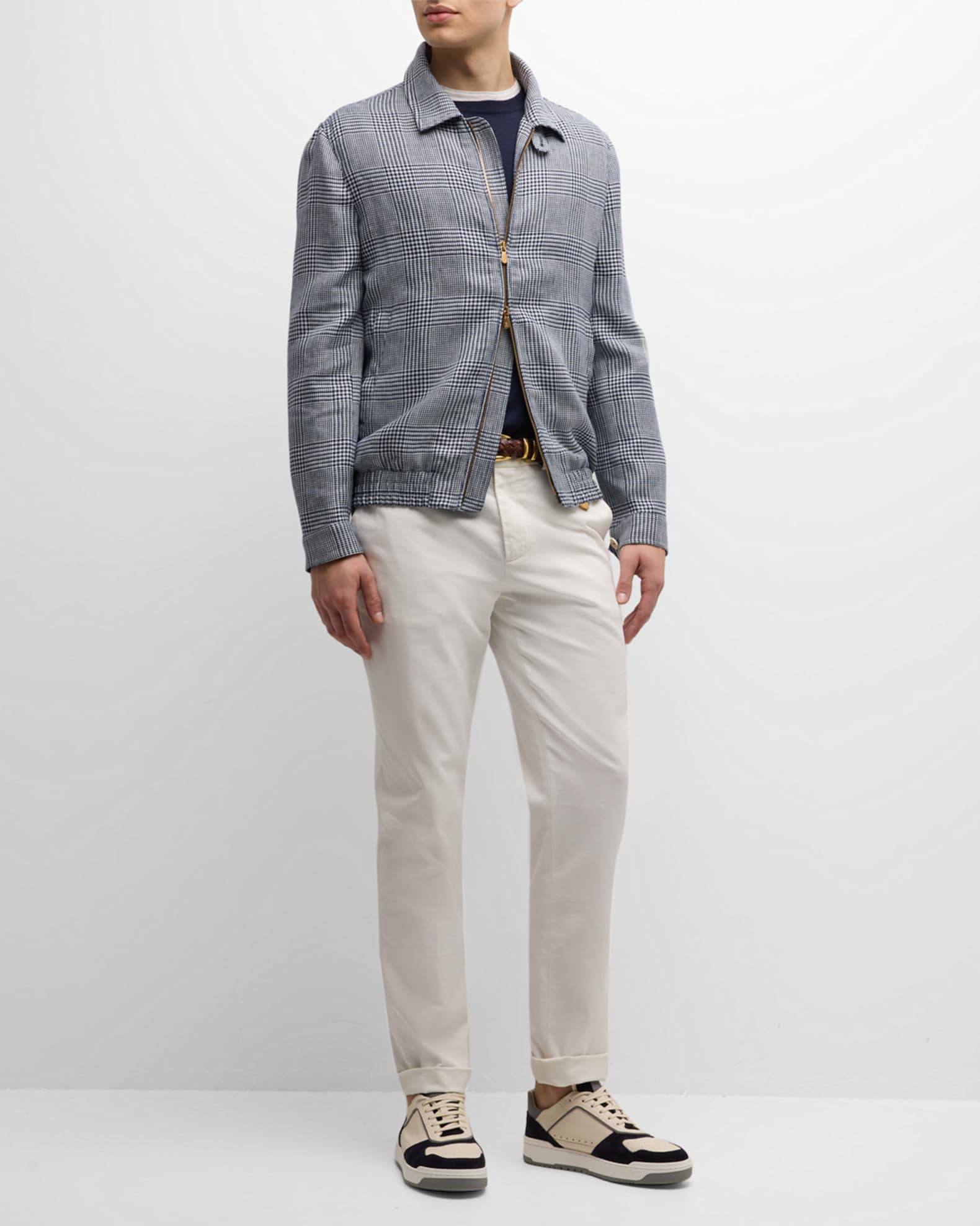 Men's Prince Of Wales Exclusive Bomber Jacket